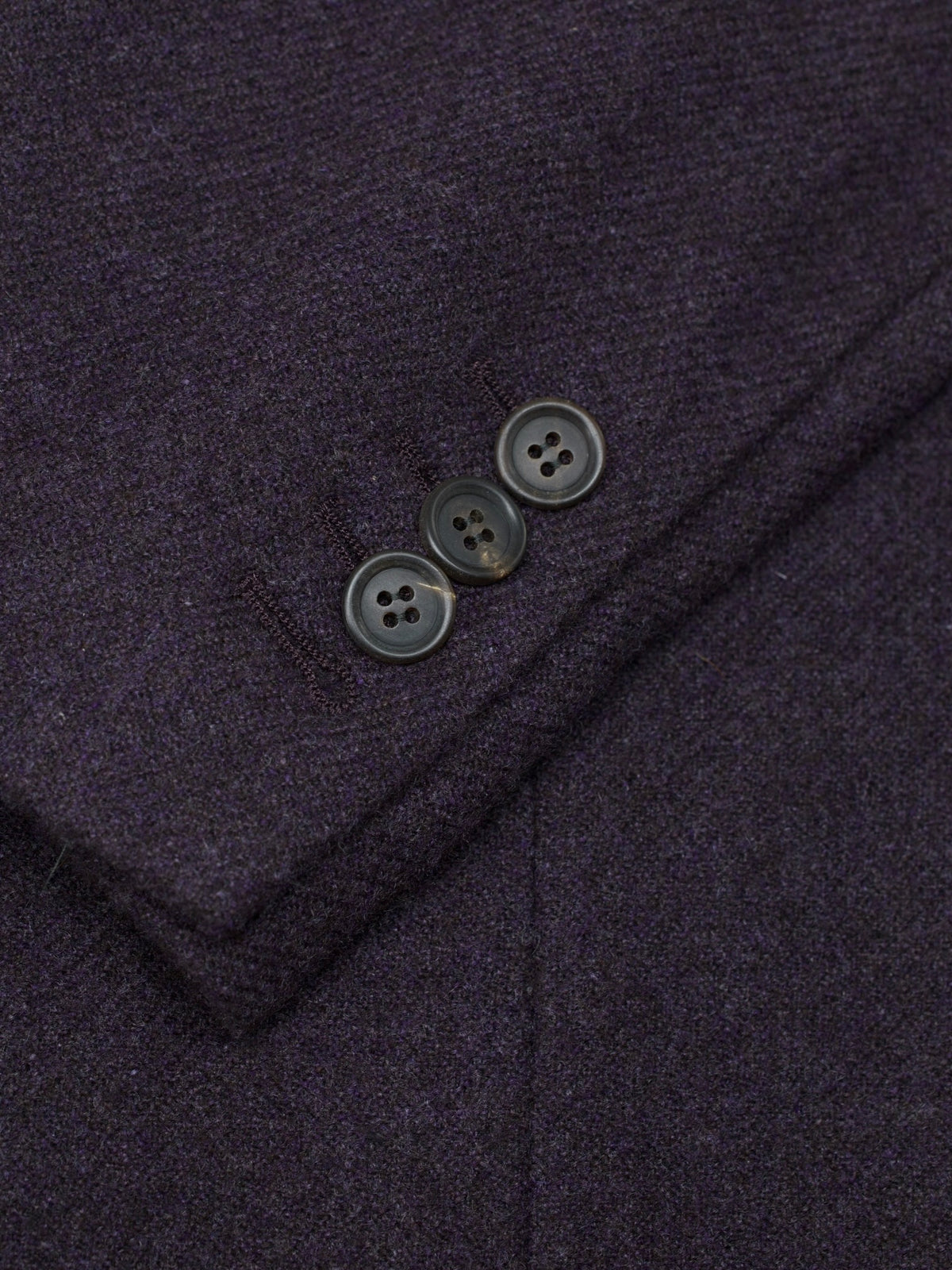 Brunello Cucinelli Aubergine Cashmere & Wool Peak-Lapel Jacket