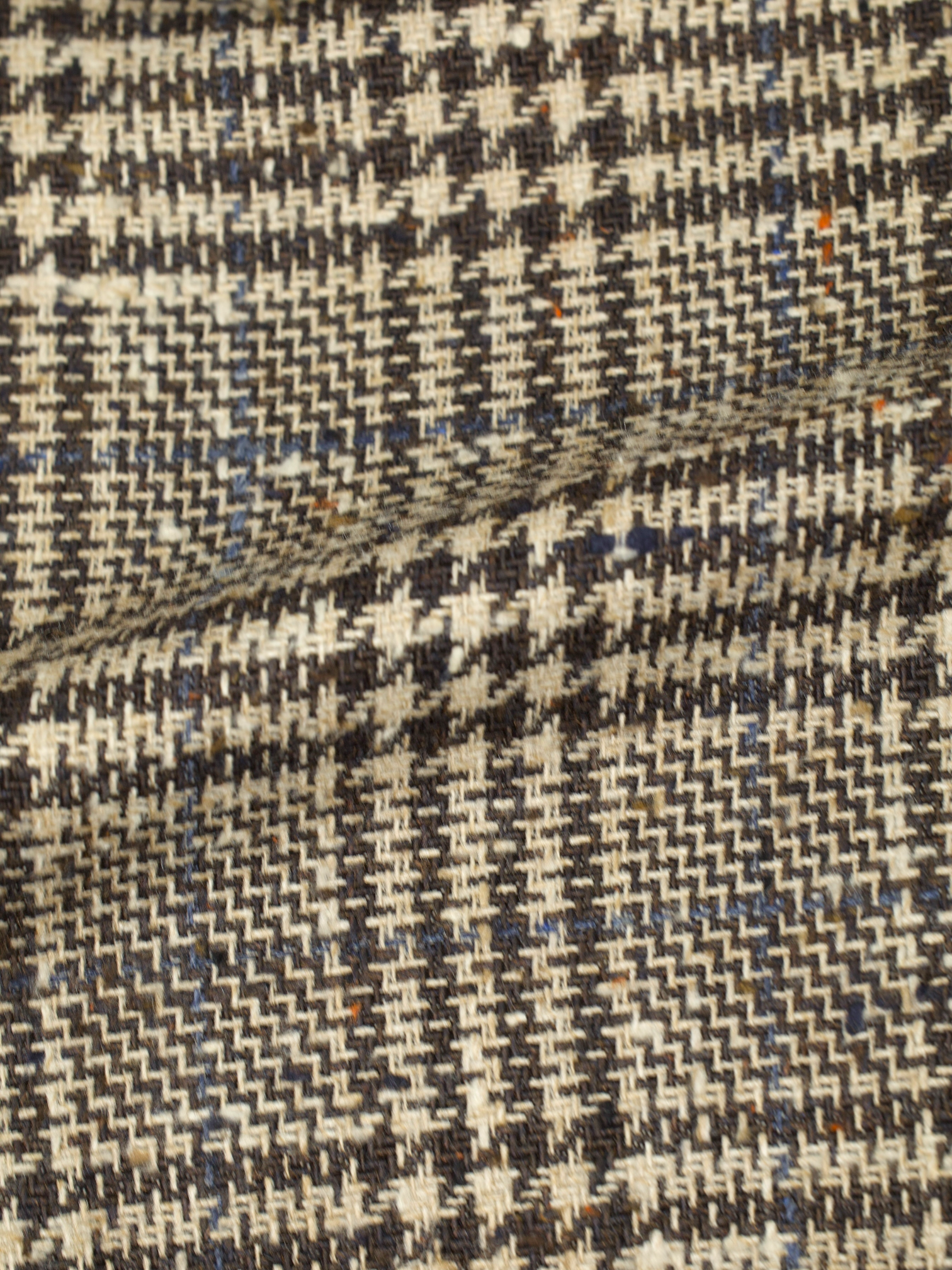 Cesare Attolini Light Brown Silk & Wool Donegal Prince of Wales Jacket