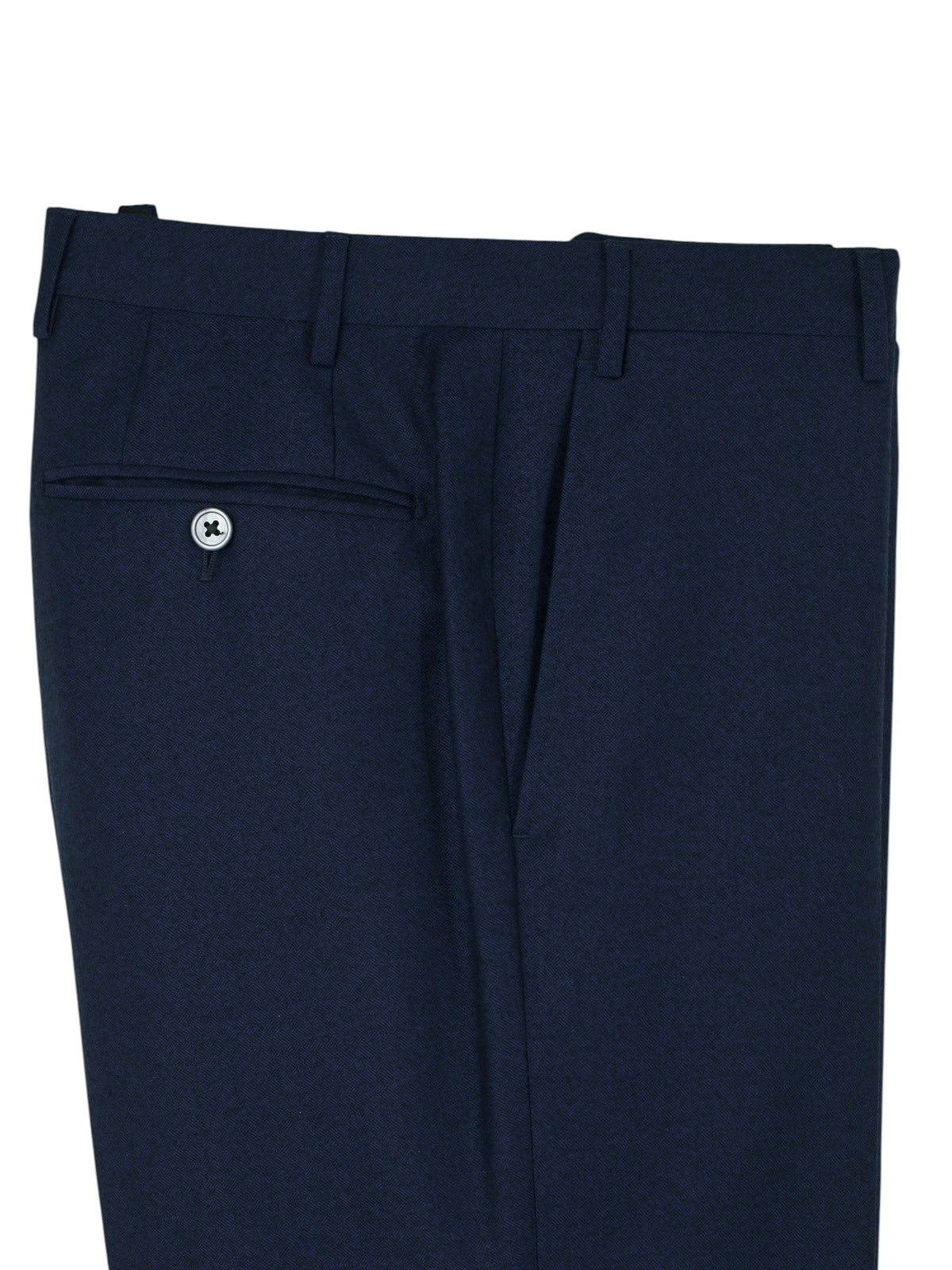 Corneliani Dark Royal-Blue Brushed-Wool Micro-Pattern Leader Suit