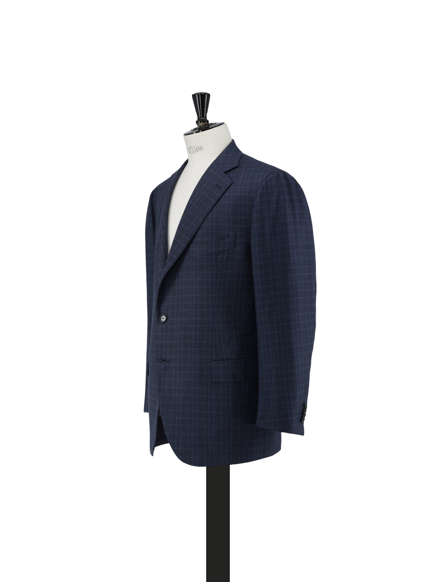 Cesare Attolini Royal Blue Pure-Wool Checkered Suit