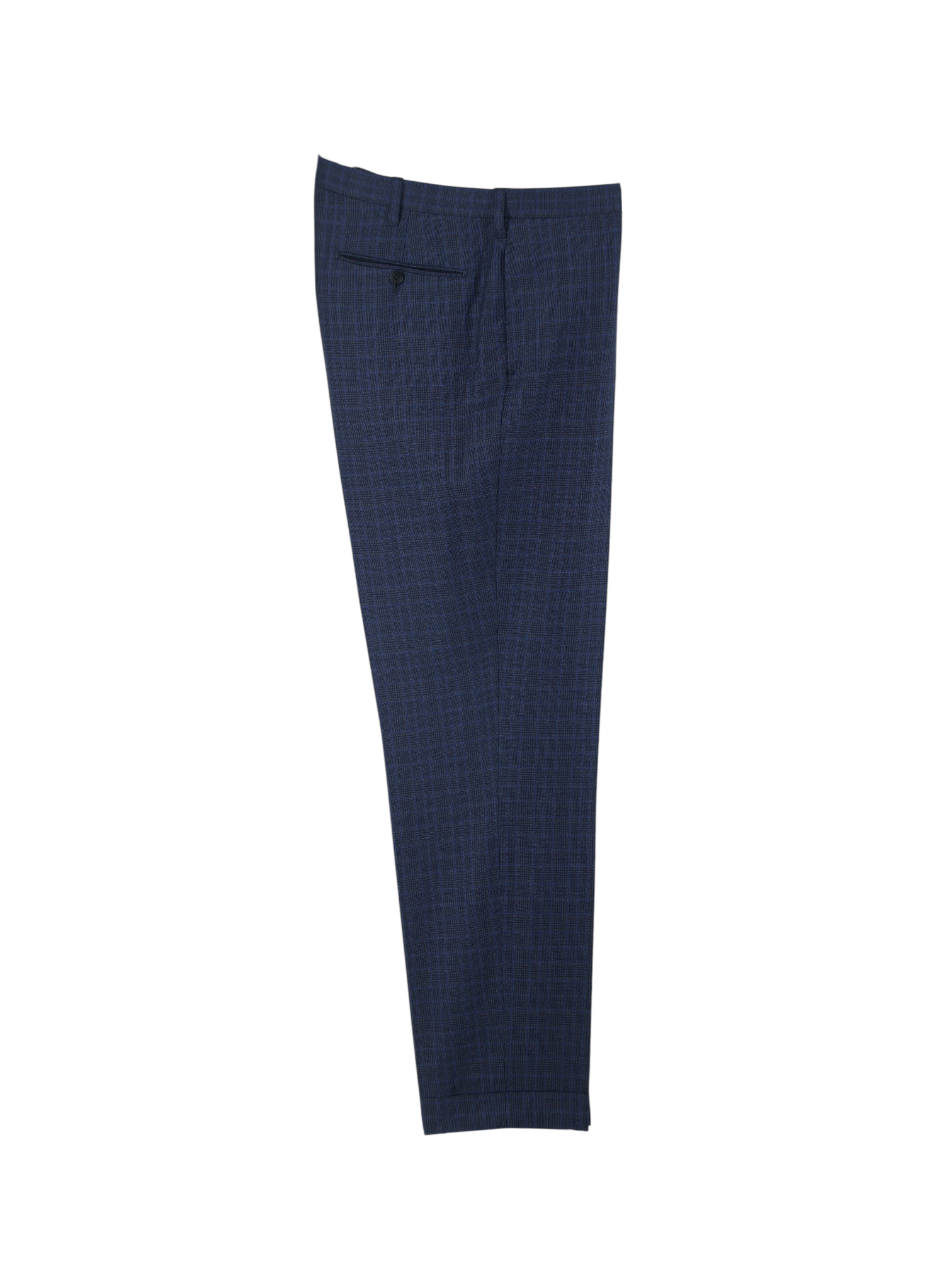 Cesare Attolini Royal Blue Pure-Wool Checkered Suit