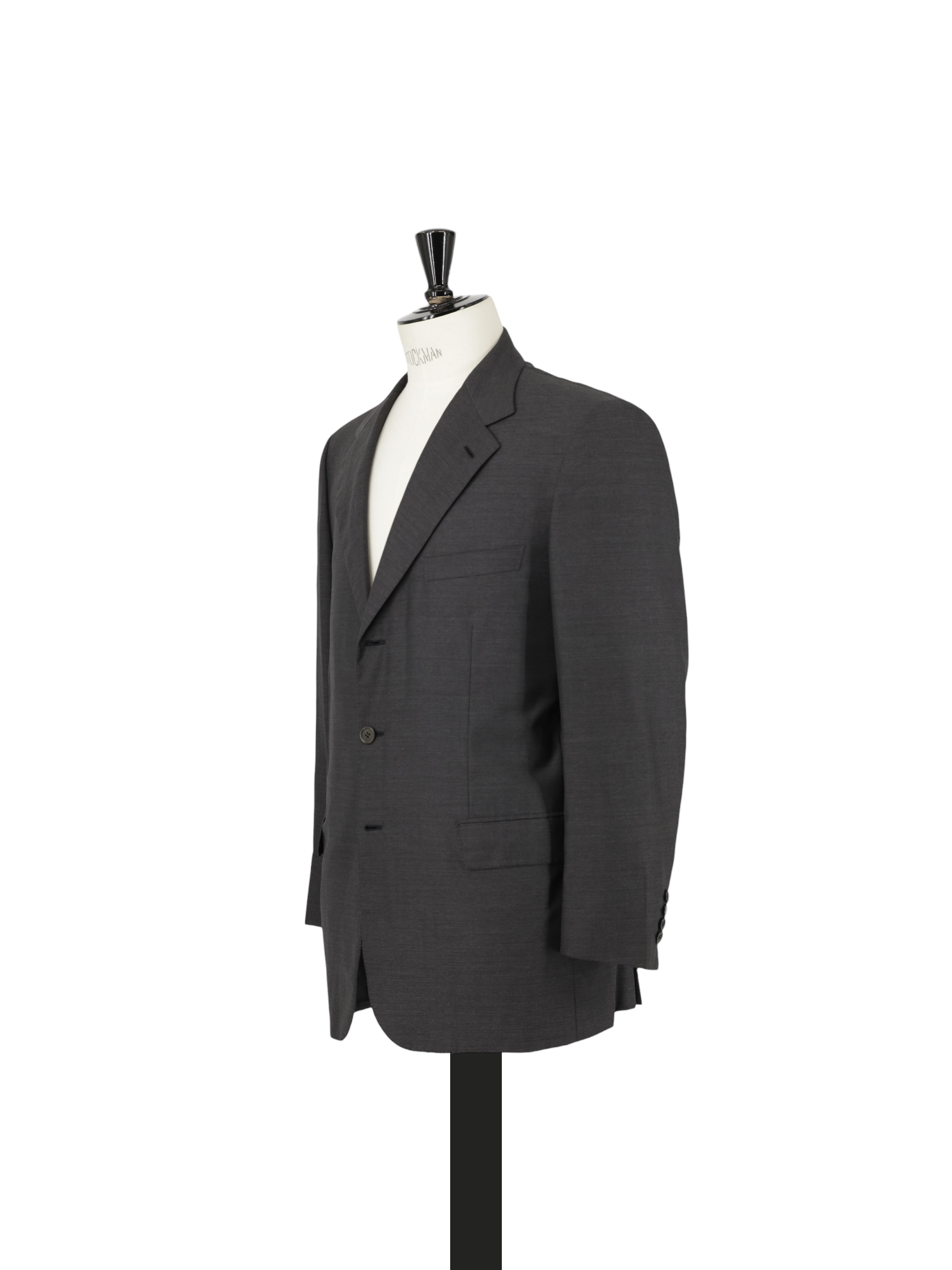 Brioni Dark Grey Wool & Silk Twill Senato Suit