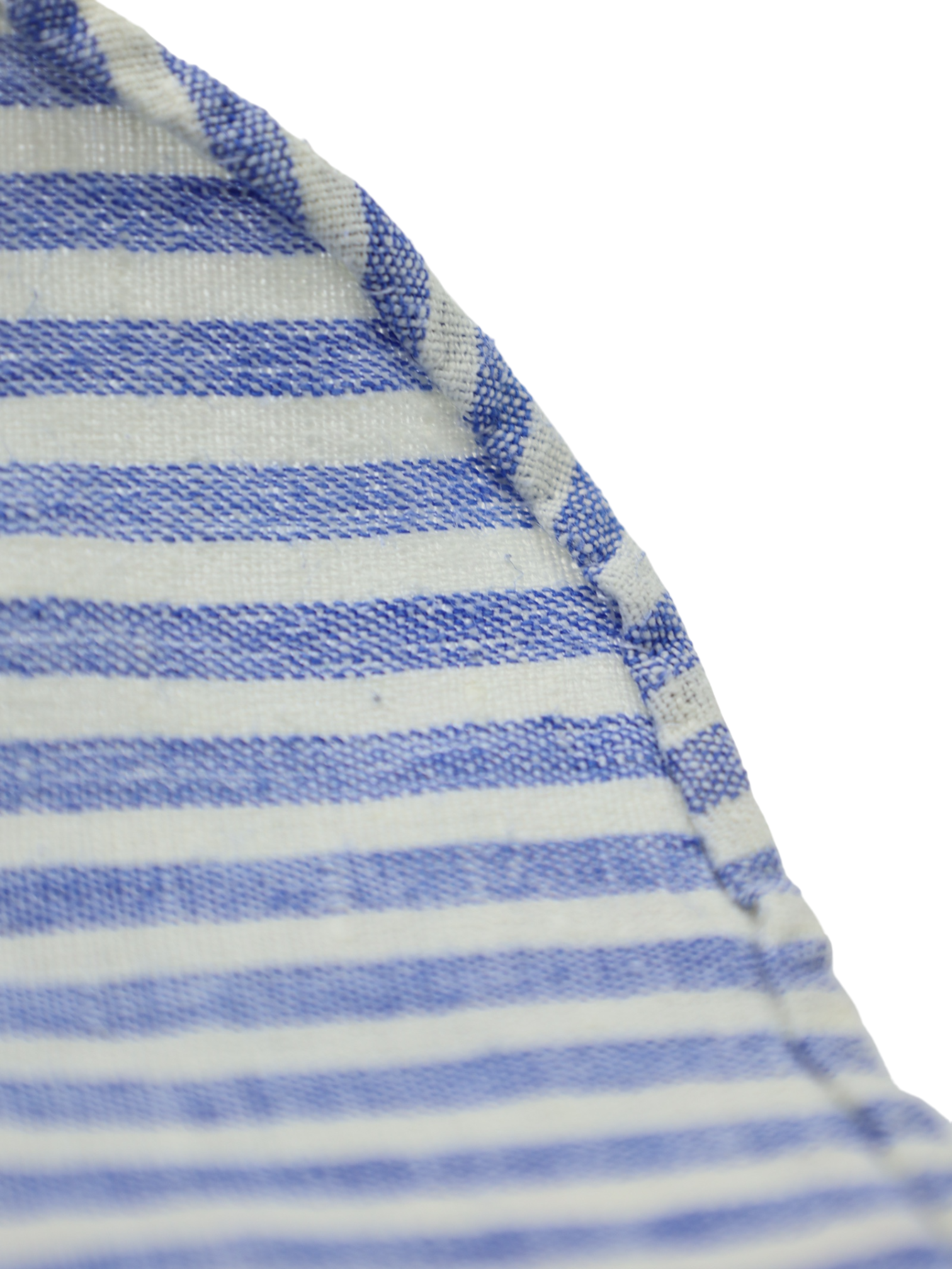 Kiton Light Blue Bengal Stripe Linen Shirt
