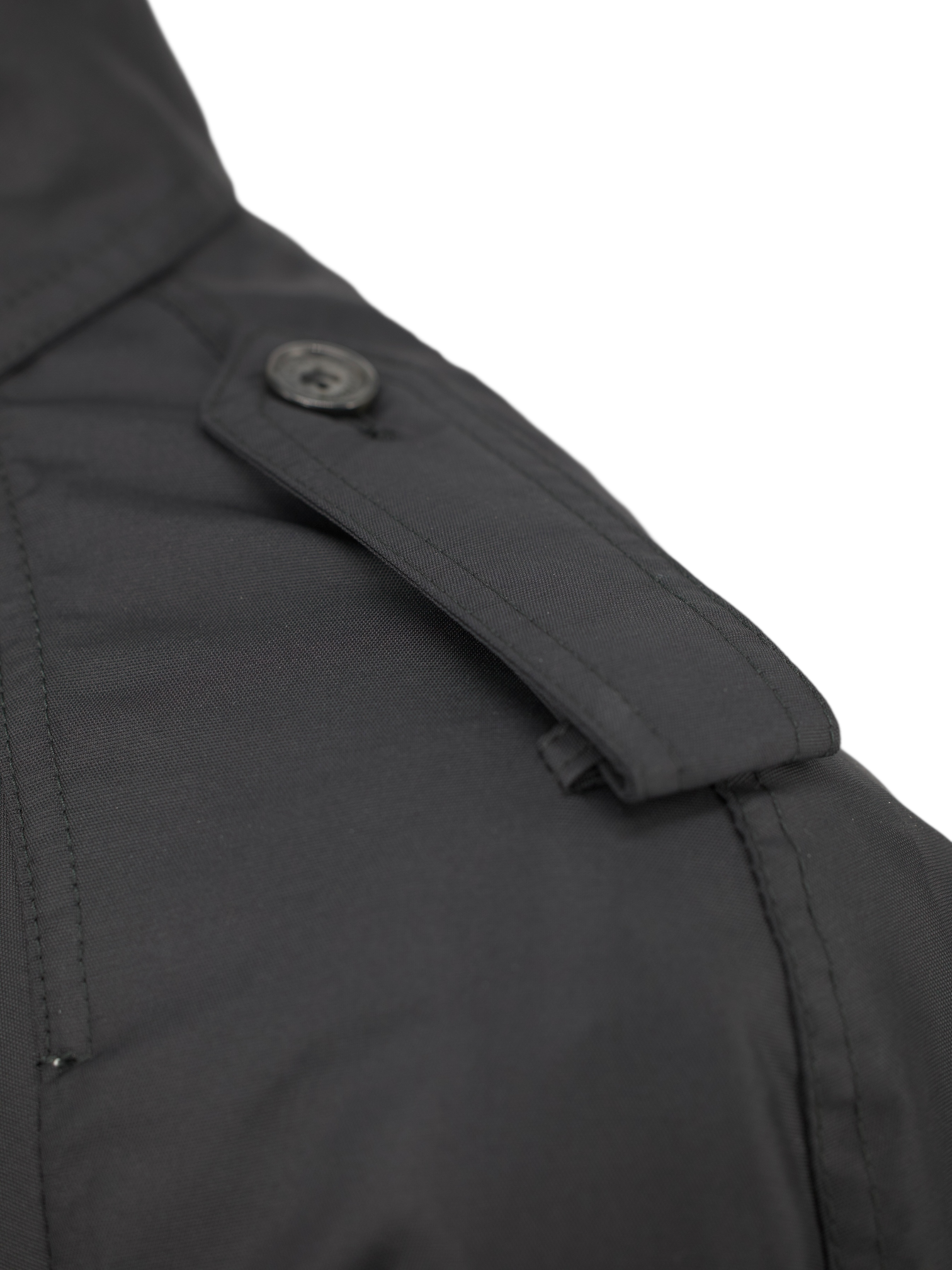 Luigi Borrelli Black Weatherproof Sartorial Trenchcoat