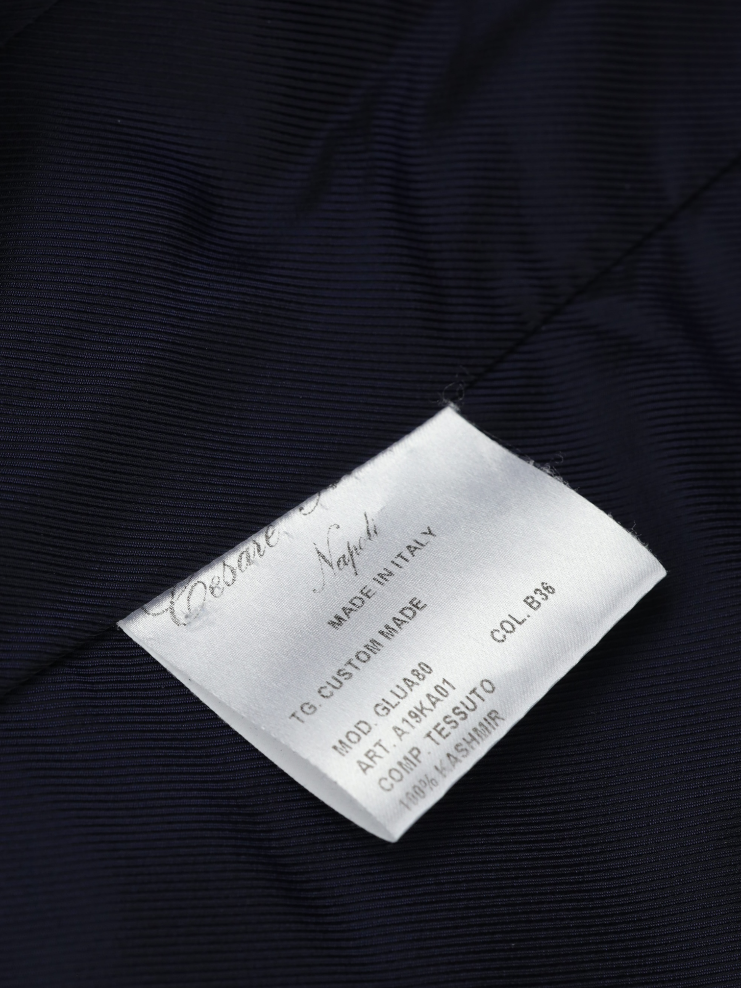 Cesare Attolini Grey Pure Cashmere Prince de Galles Waistcoat