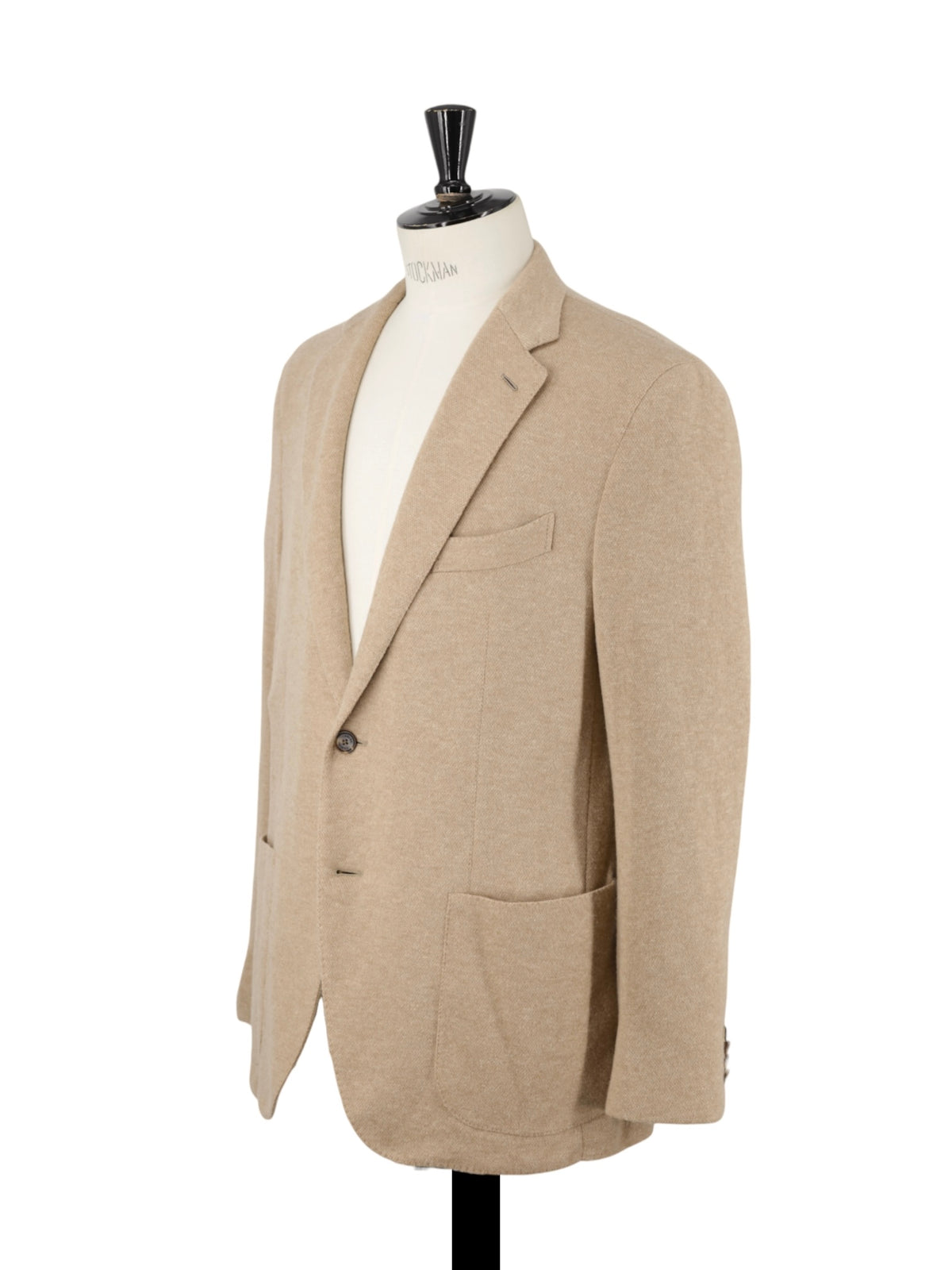 Caruso Light Brown Pure Camel Micro-Structure "Aida" Jacket