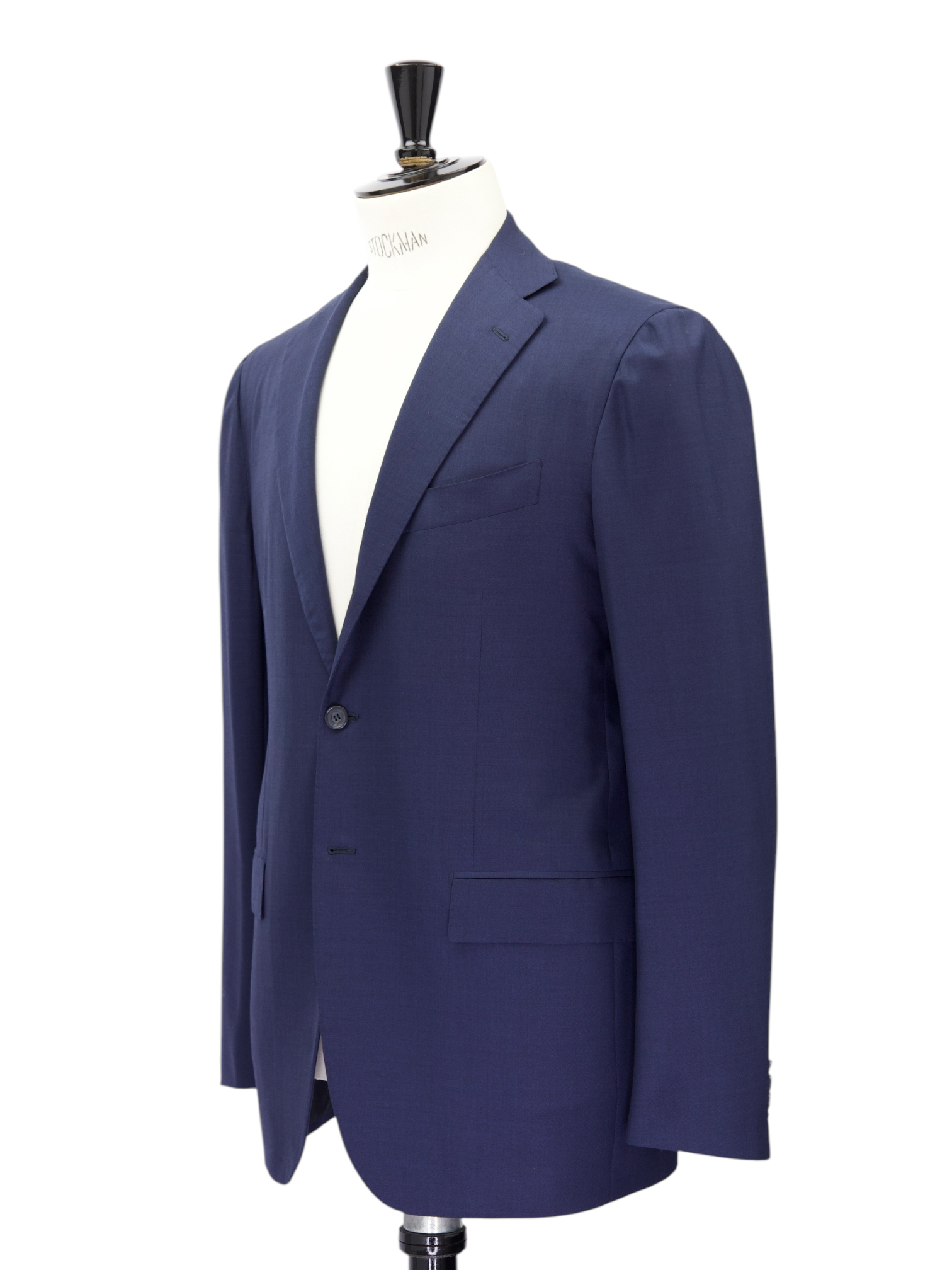 Kiton Navy 14-Micron Pinpoint Suit + Extra Trousers