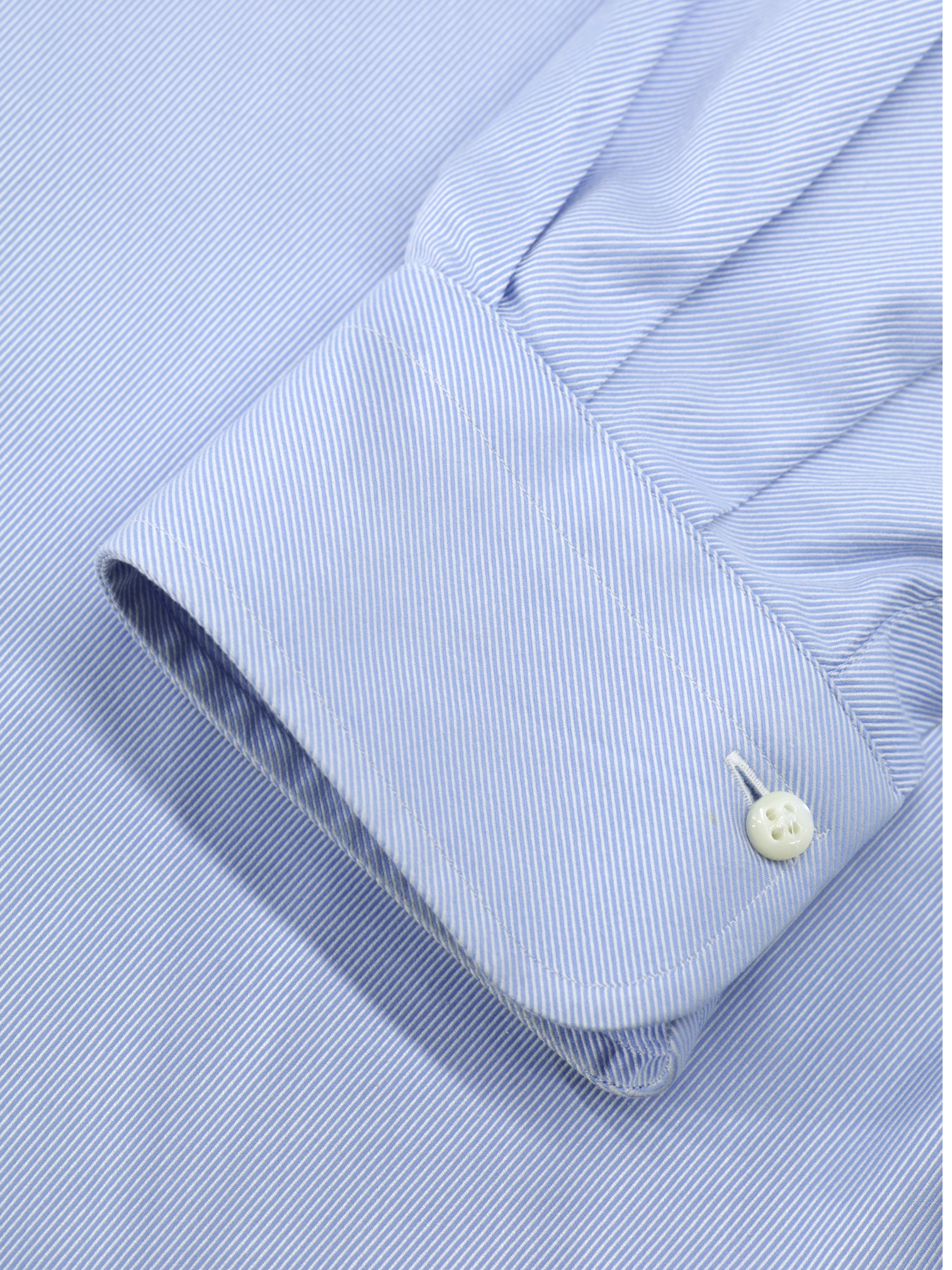 Emanuele Maffeis Light Blue Heavyweight-Cotton Twill Shirt