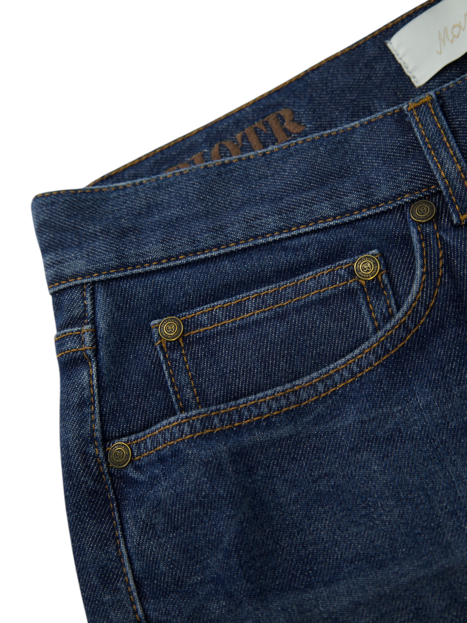 Marco Pescarolo Dark Blue Cotton Denim "Piotr" Jeans