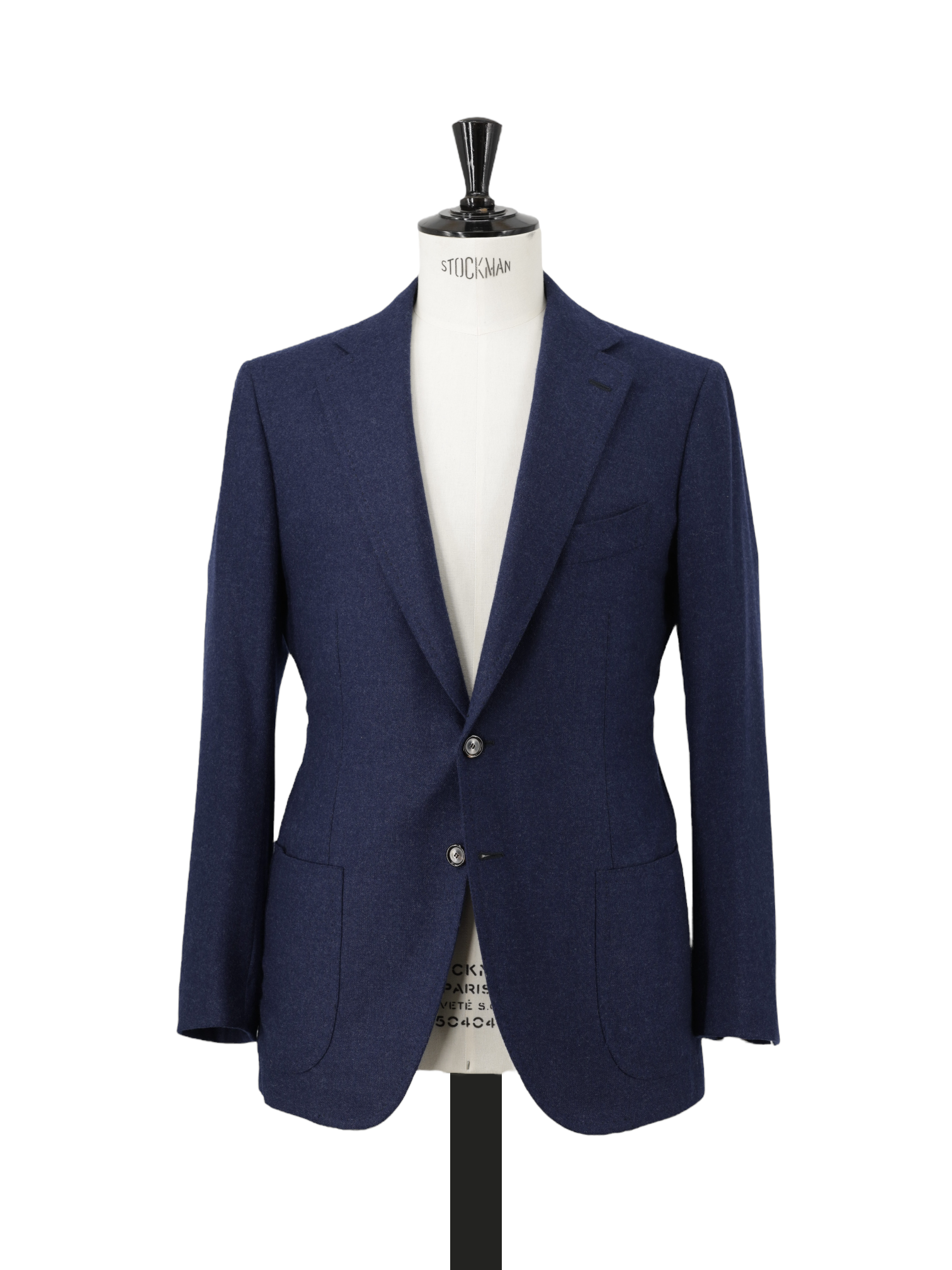 Cesare Attolini Dark Blue Pure Cashmere Pinpoint Jacket
