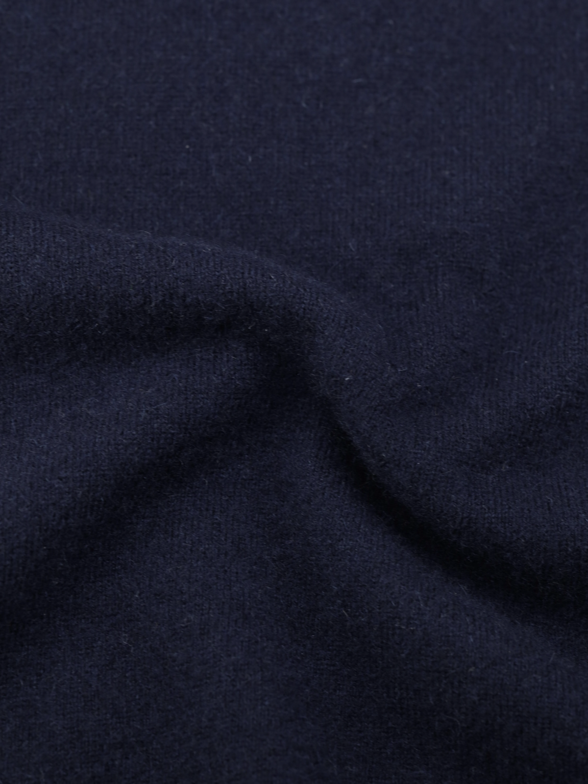 Doriani Navy Pure Cashmere Turtleneck Sweater