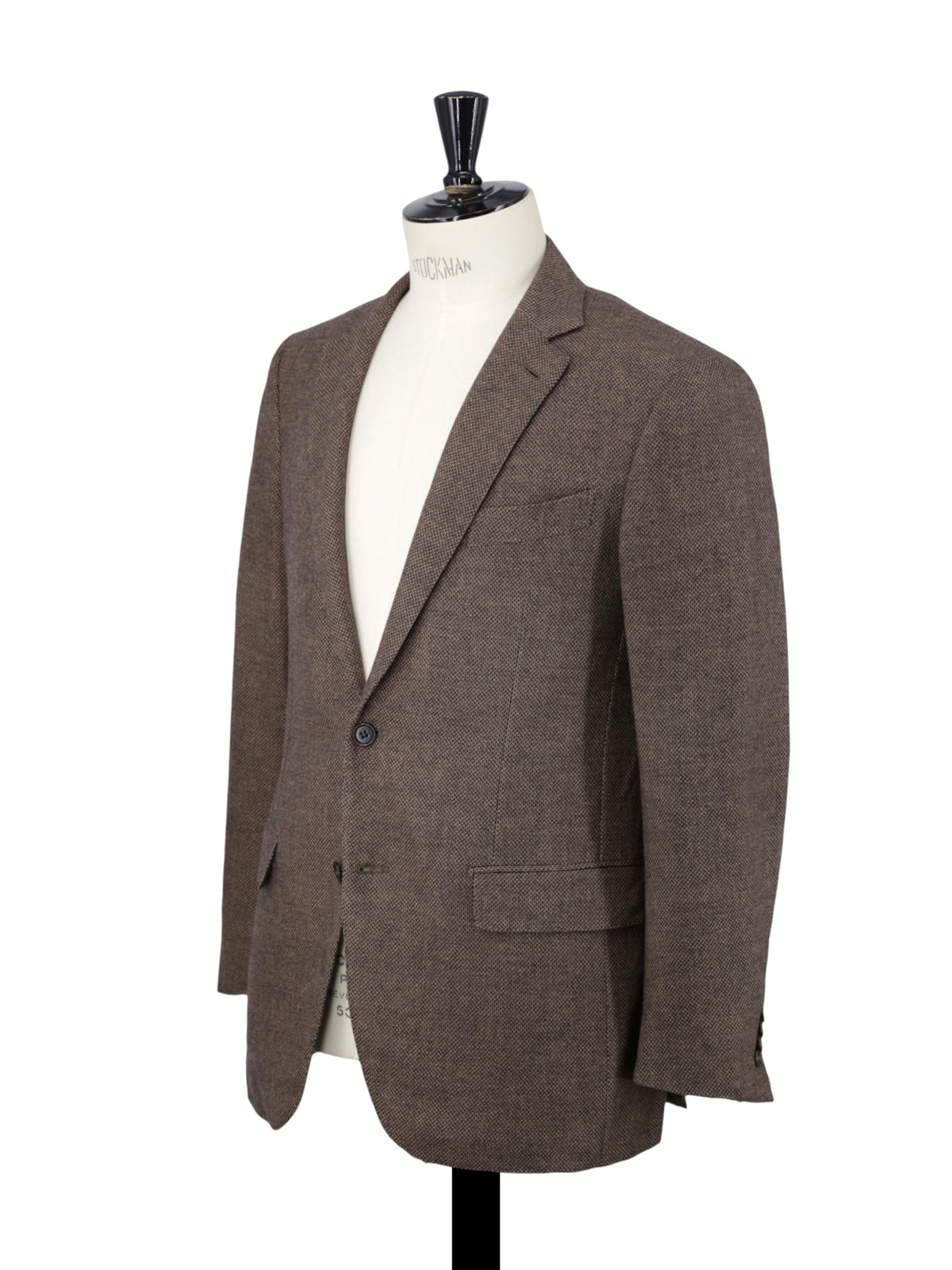 Ermenegildo Zegna Brown Wool, Silk & Cashmere "Mila Zero" Jacket