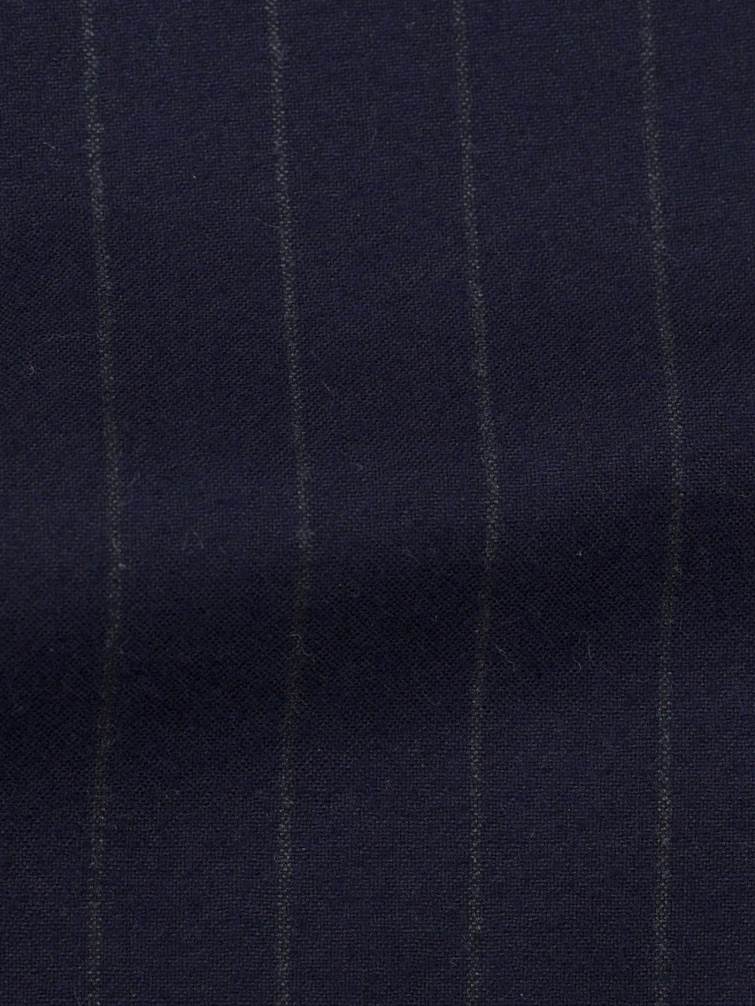 Brunello Cucinelli Navy Brushed Wool & Silk Pinstripe Suit