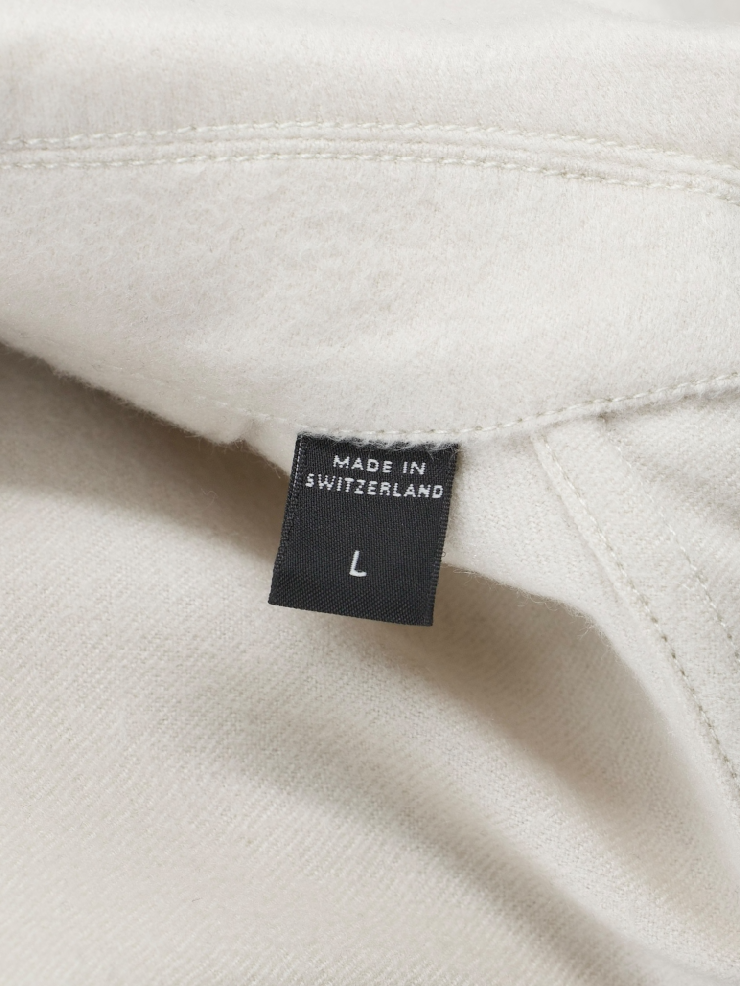 Ermenegildo Zegna White Oasi Cashmere Alba Overshirt