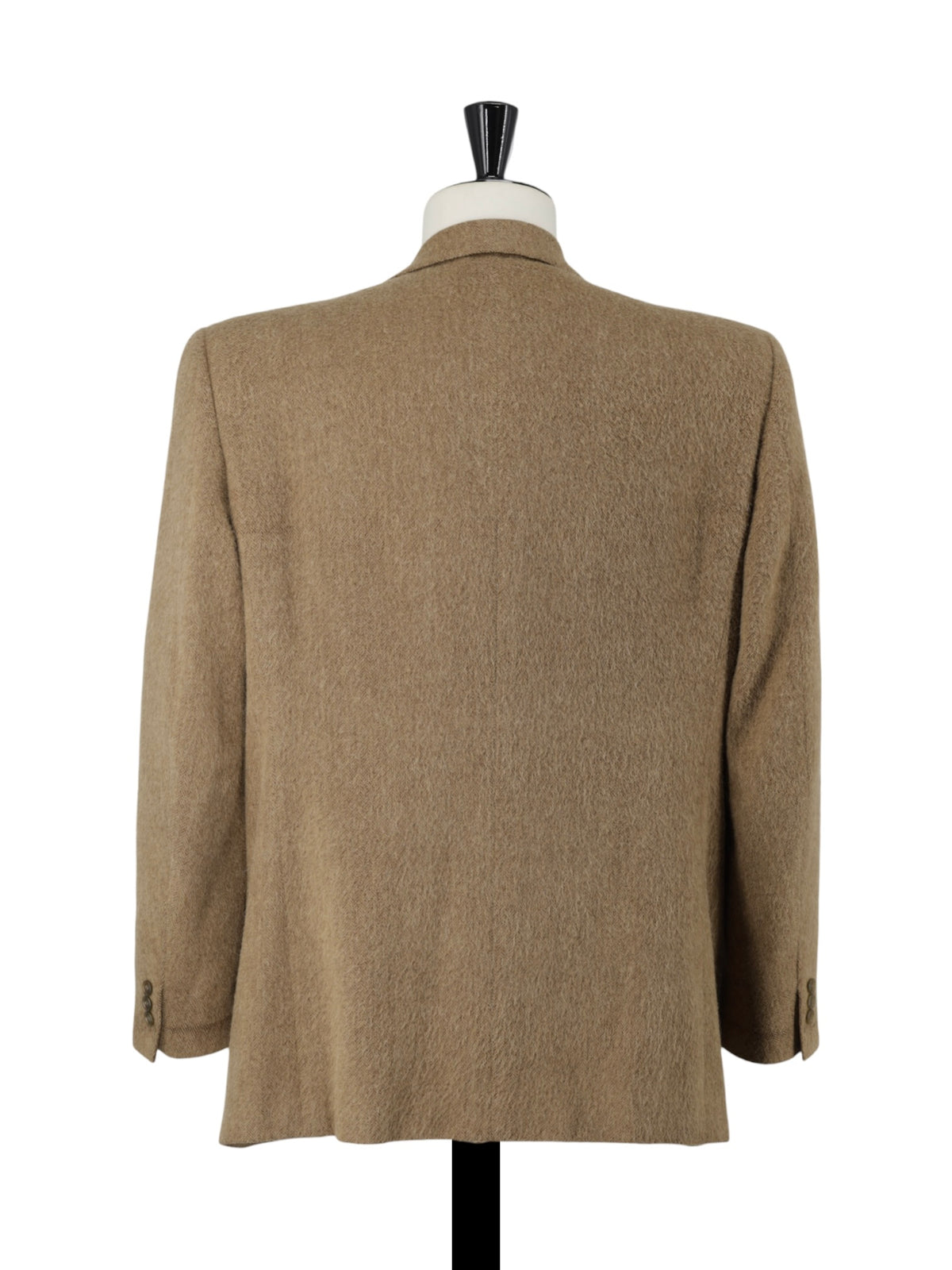 Brioni Caramel Brown Roman-Style Plushy Camel & Wool Jacket