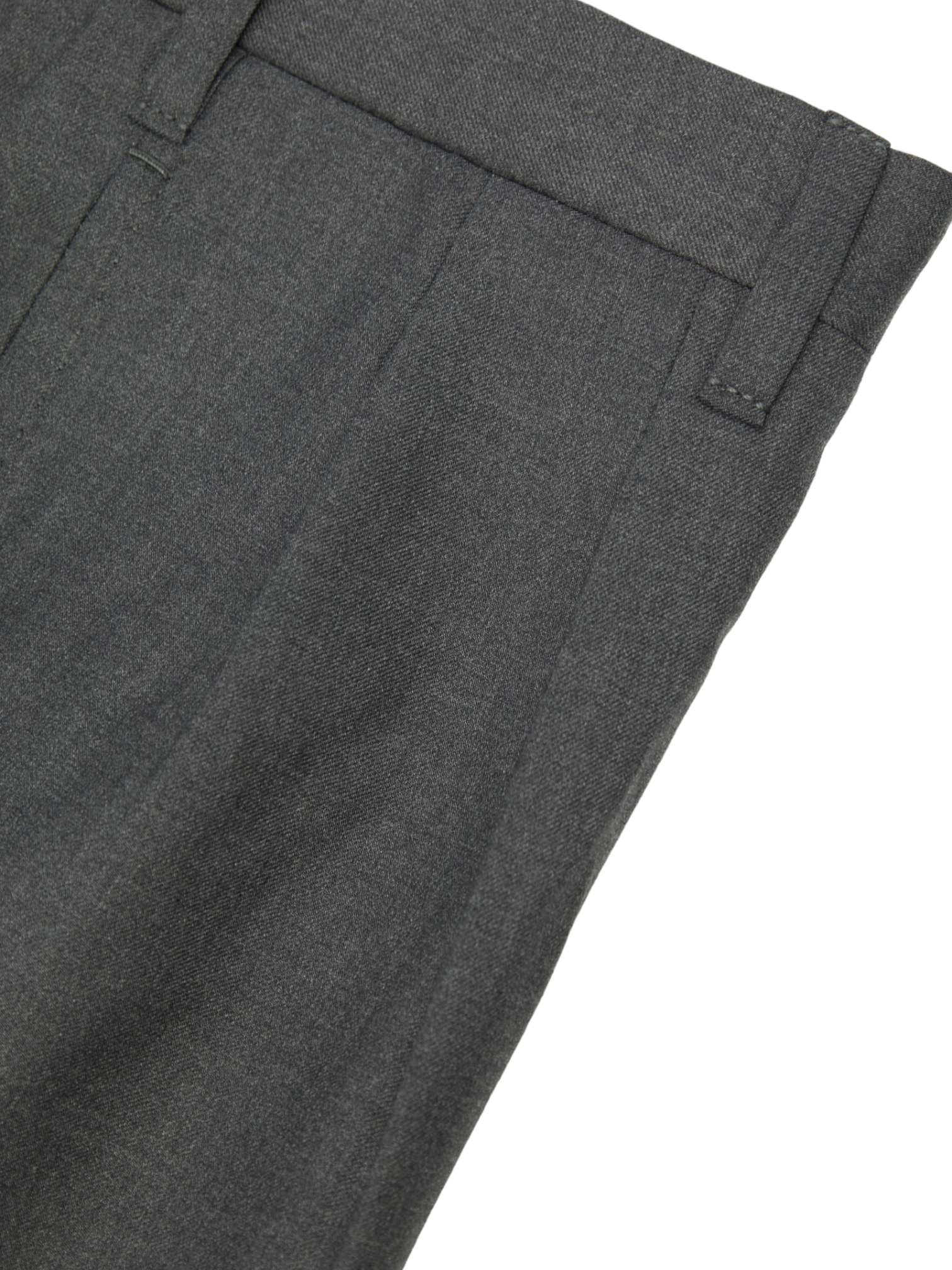 Cesare Attolini Anthracite Super 160's & Cashmere Sartorial Trousers