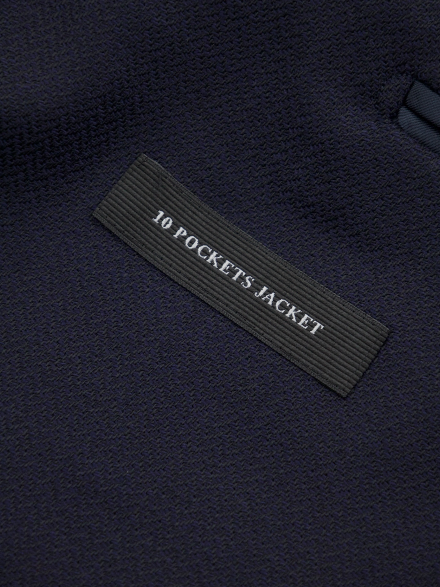 Ermenegildo Zegna Navy Wool "10 Pockets" Zig-Zag Jacket