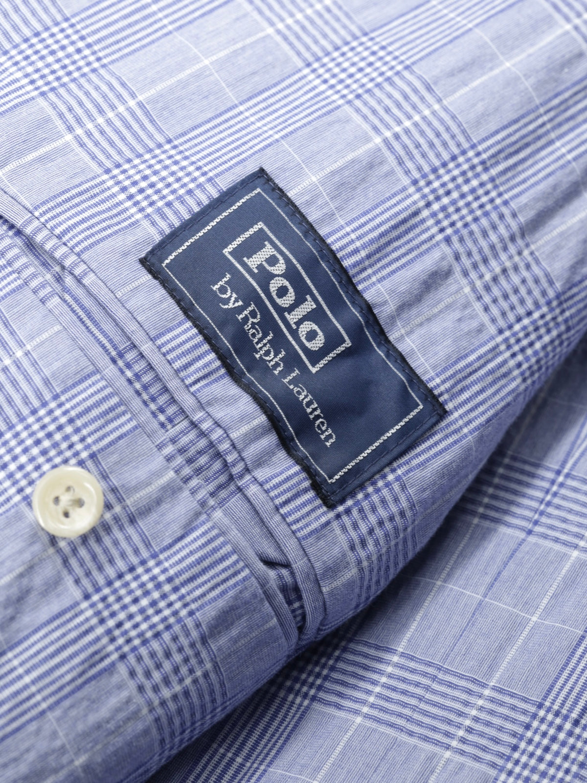 Ralph Lauren Light Blue Seerucker-Inspired Cotton-Stretch Checkered Jacket
