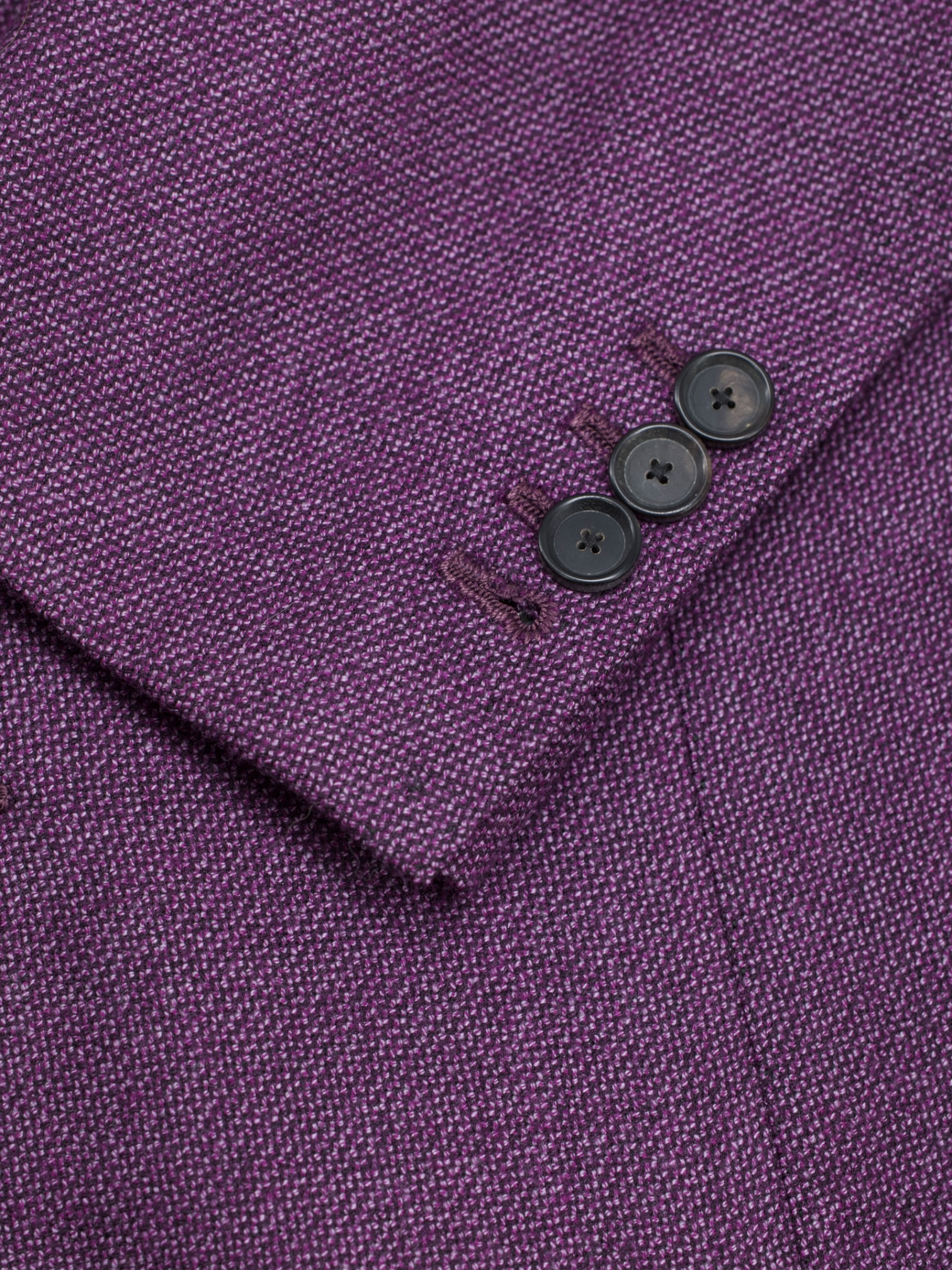 Cesare Attolini Purple Wool Micro-Pattern Jacket