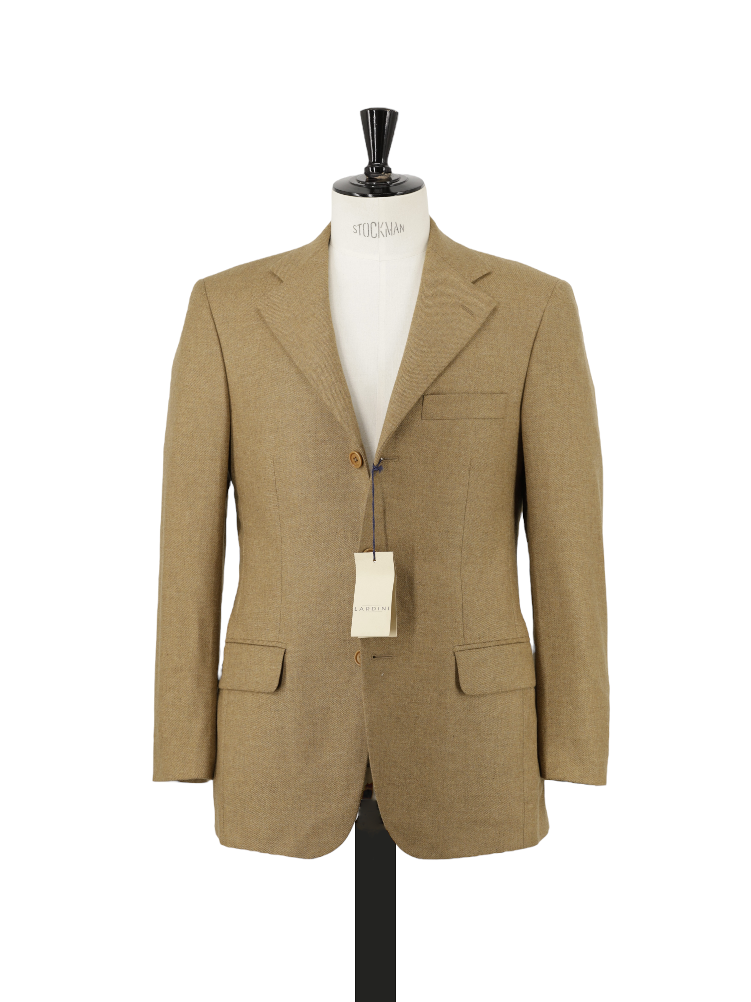 Lardini Vintage Brown Pure Cashmere Twill Jacket