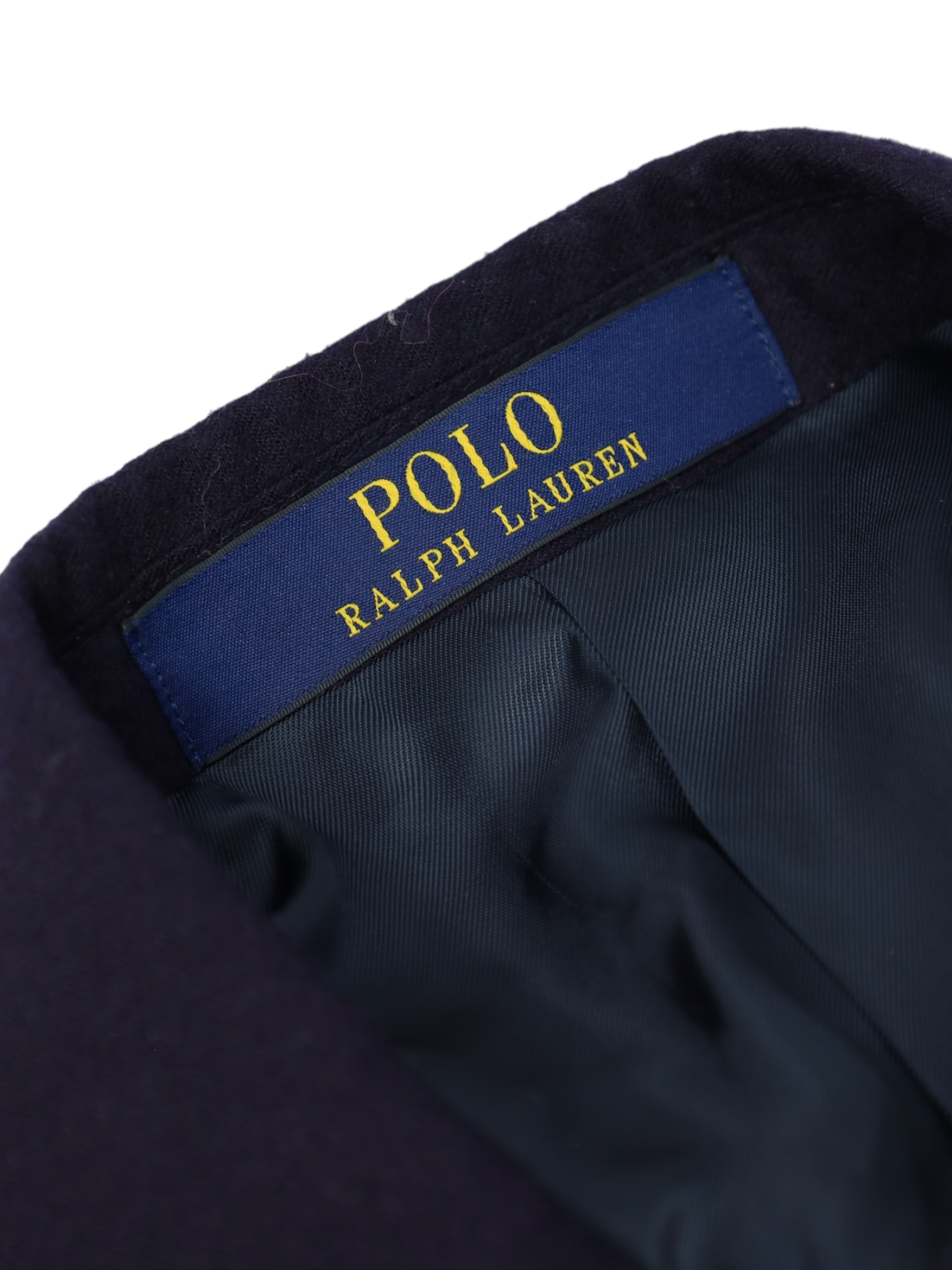 Ralph Lauren Navy Iconic Flannel Blazer