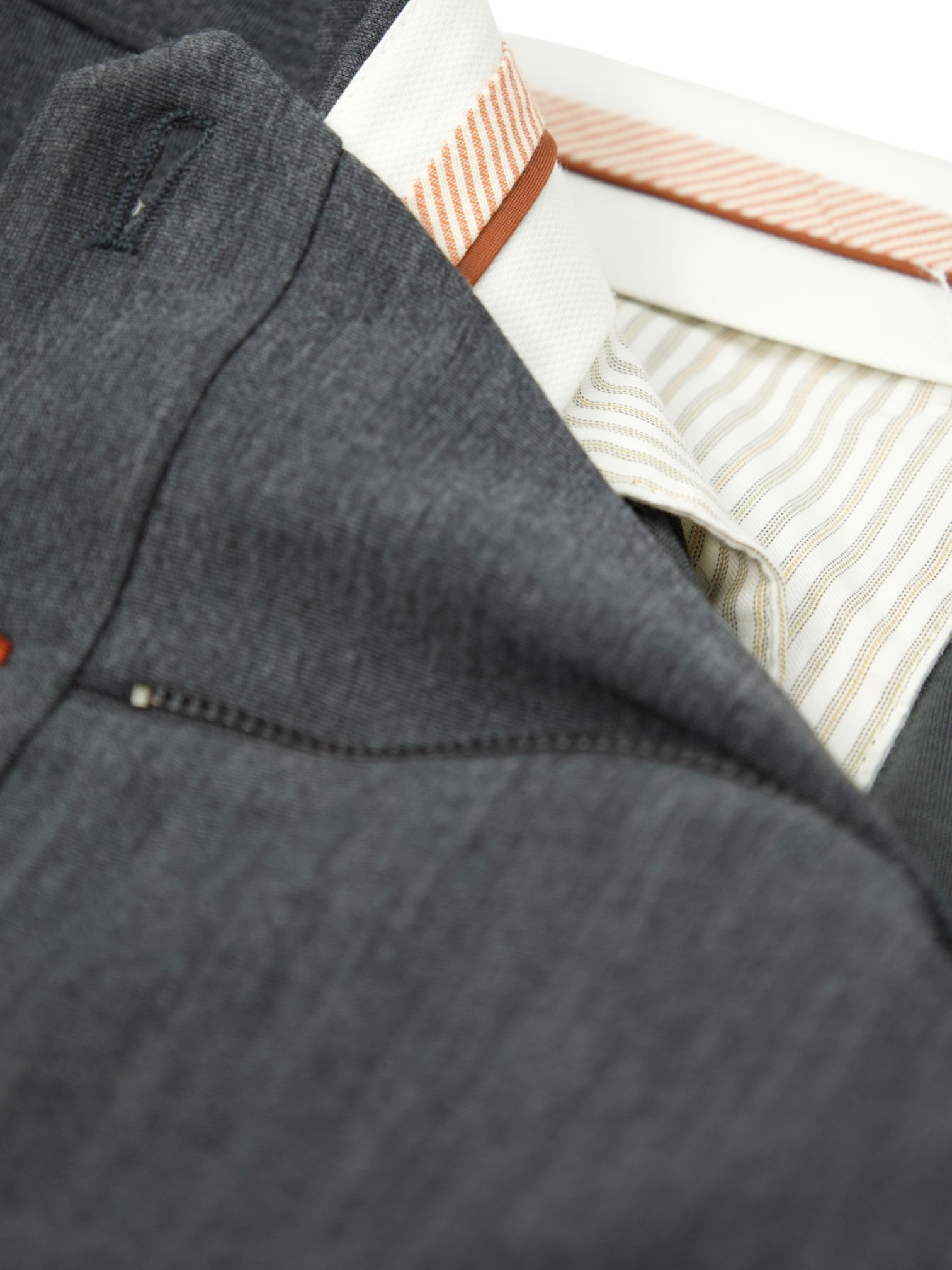 Loro Piana Grey Wool, Cotton & Nylon Jersey Trousers