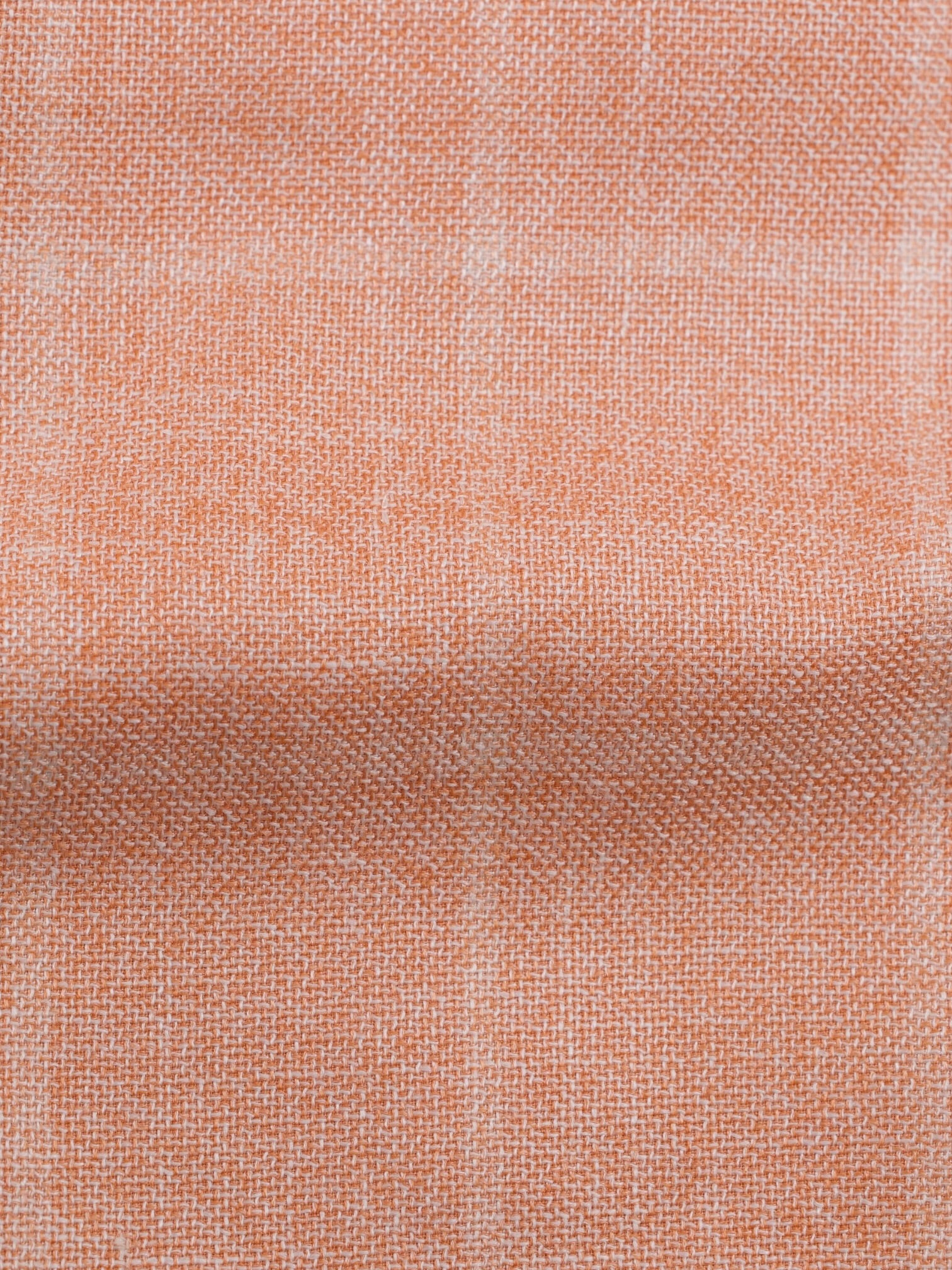 Kiton Pastel Orange Cashmere, Silk & Linen Windowpane Jacket