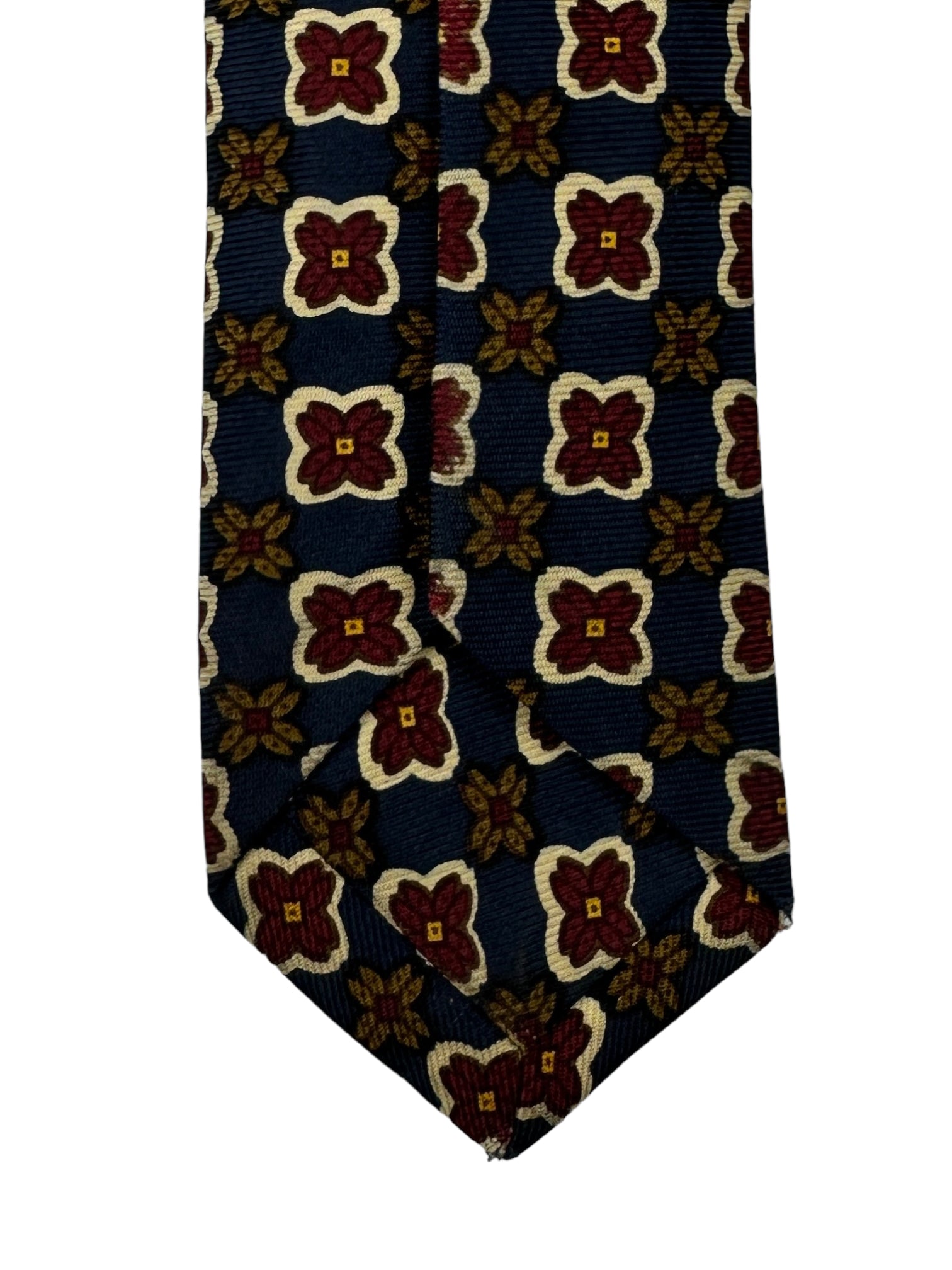 E.Marinella Blue and Red Floral Tie