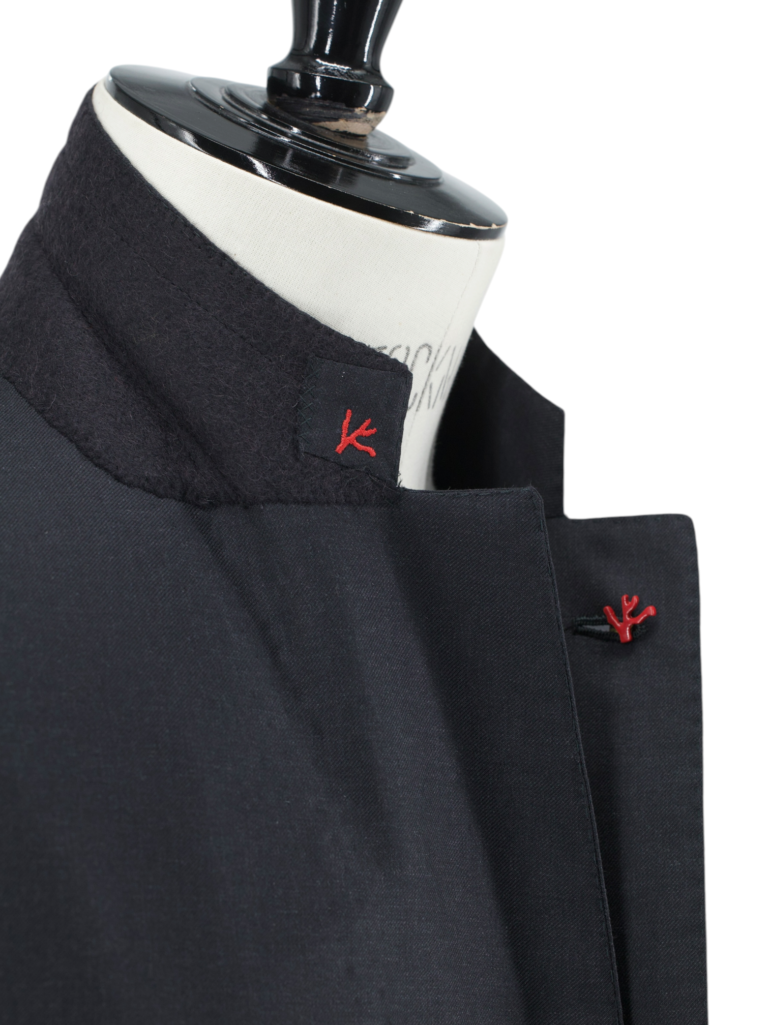 Isaia Anthracite Aquaspider-Wool Twill Gregory Suit