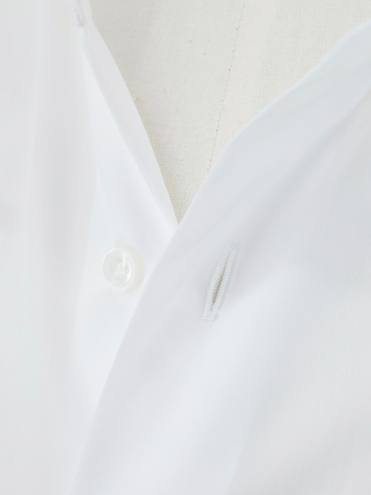 Borriello Napoli White Poplin-Cotton "Marechiaro" Spread-Collar Shirt