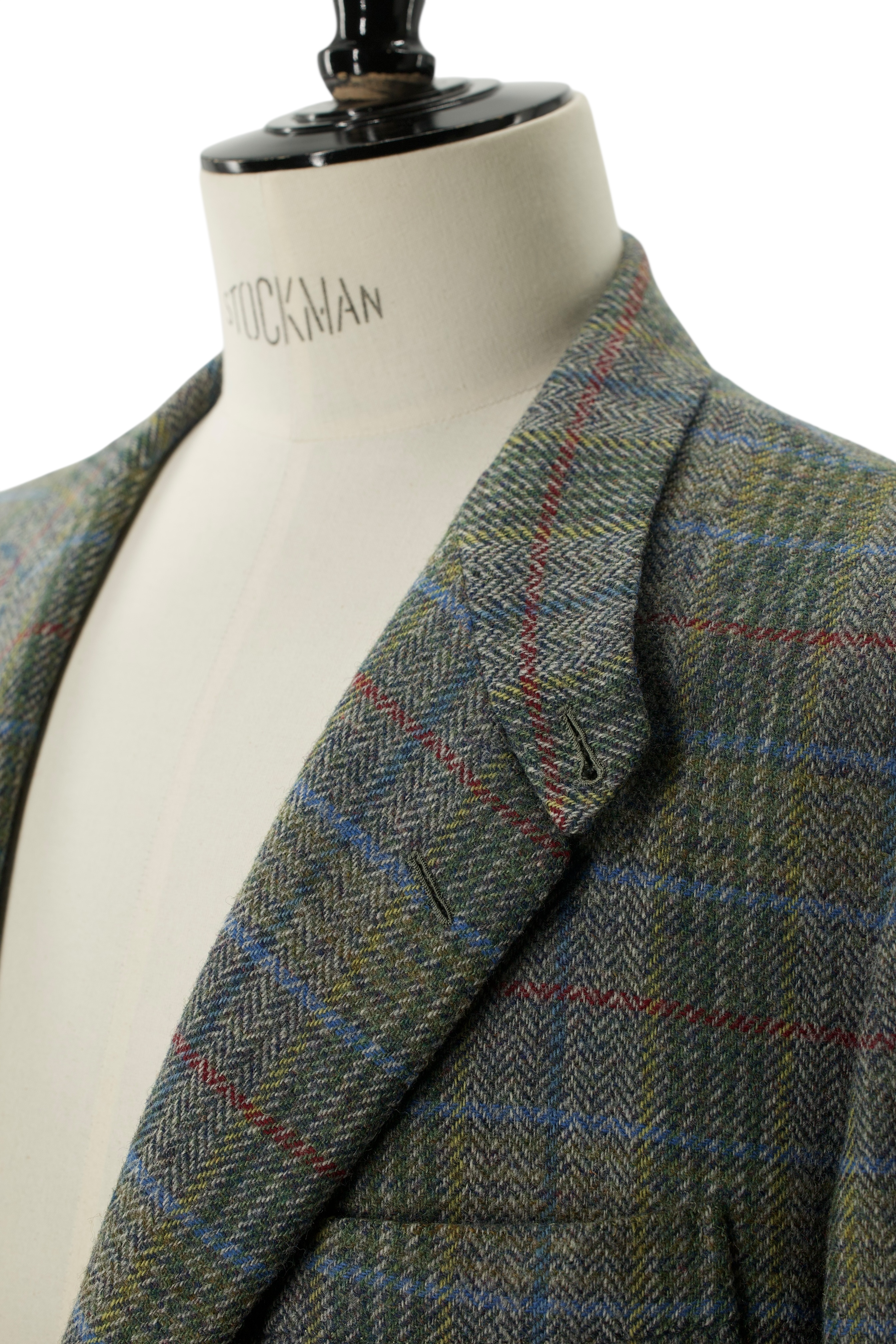 Brioni Sage Green & Blue Tweed-Wool Norfolk Hunting Jacket