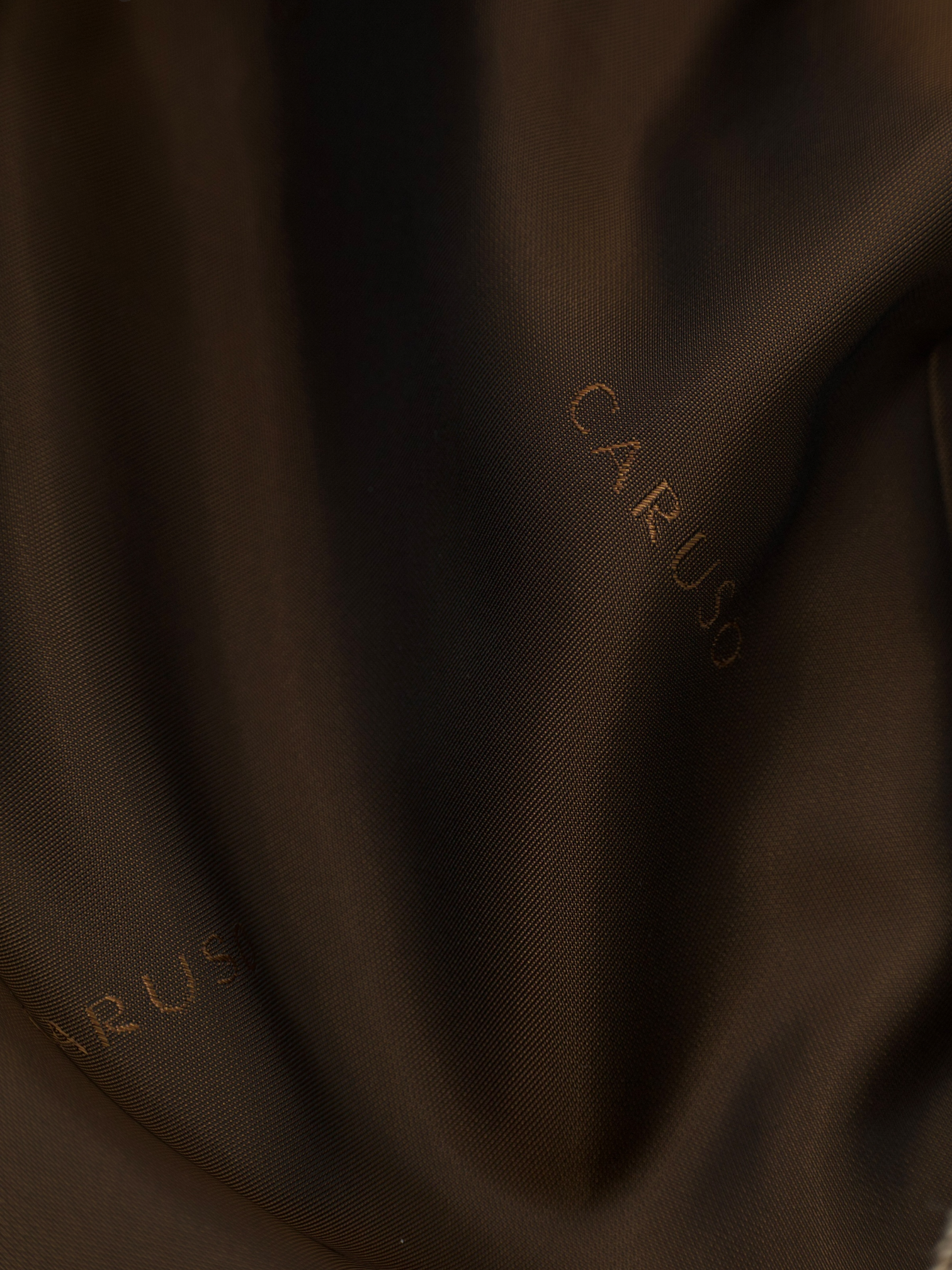 Caruso Light Brown Wool & Cashmere Windowpane Jacket