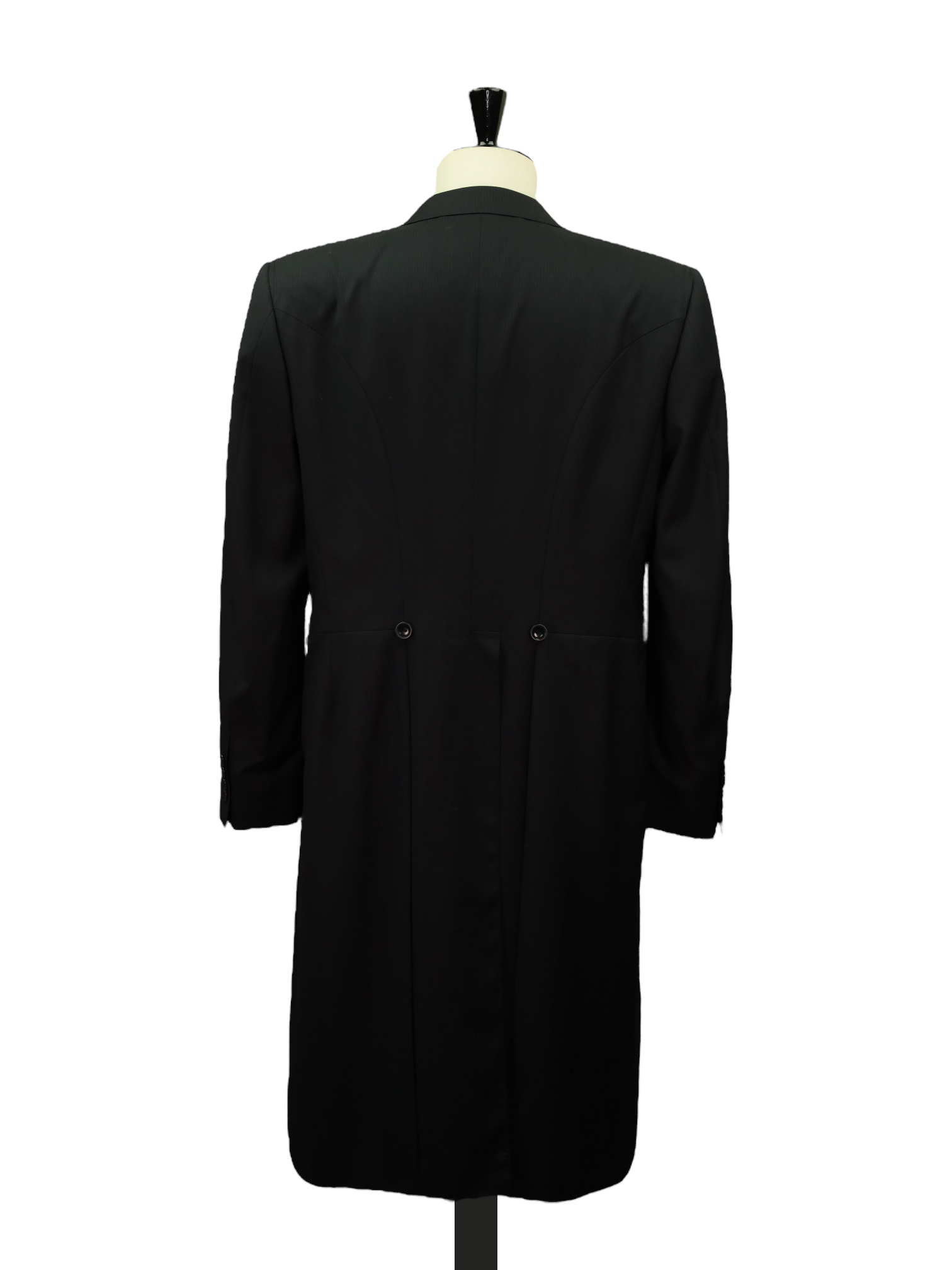 Canali Black & Grey Super 120's Traditional Micro-Herringbone Morning Suit