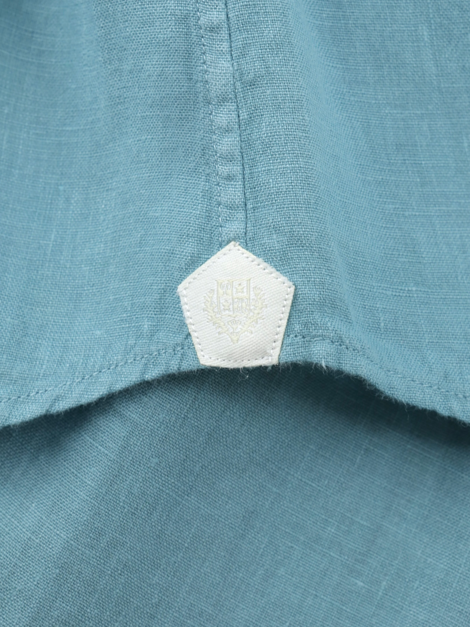 Loro Piana Turquoise André Garment-Dyed Linen Summer Shirt