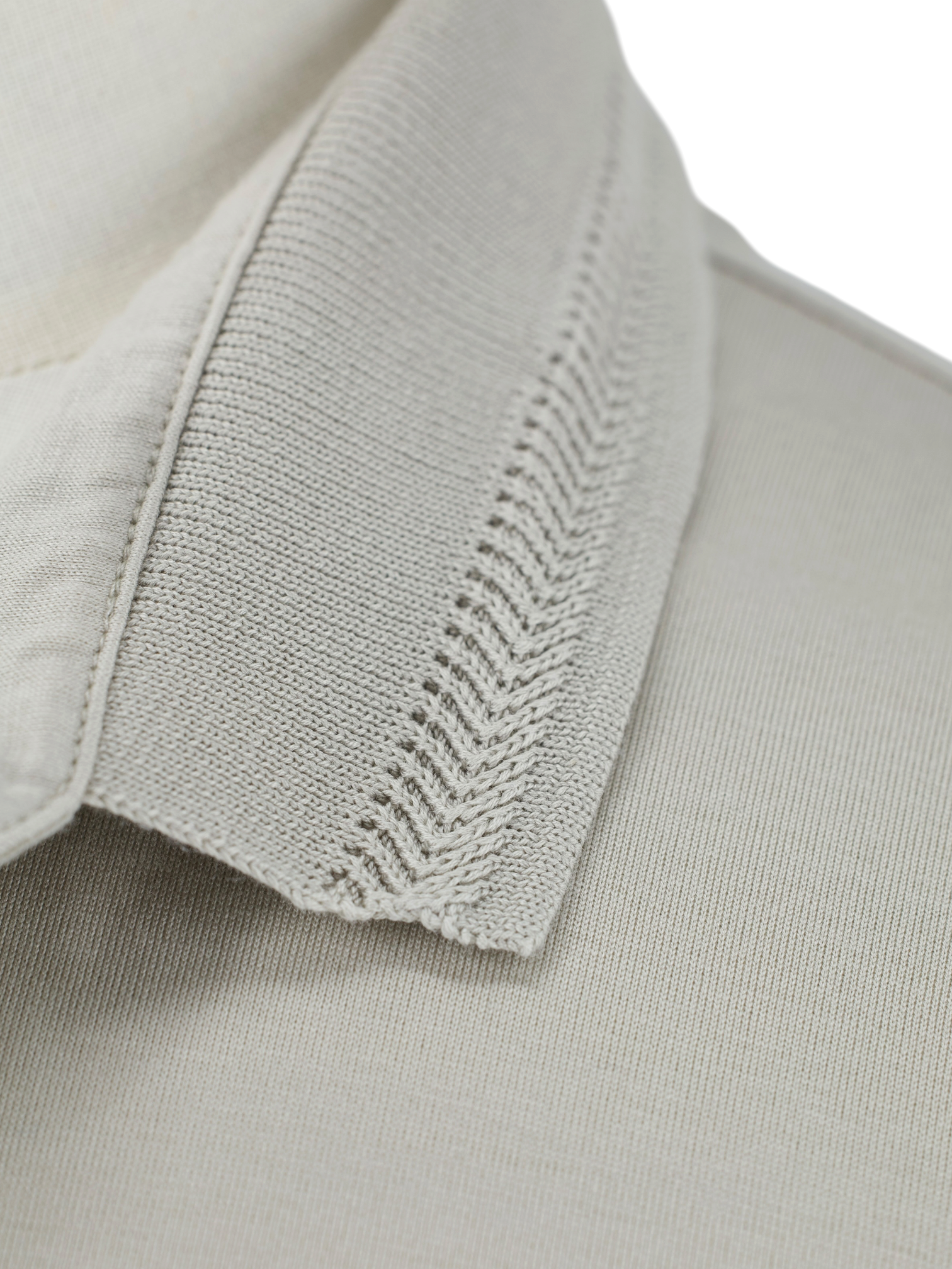 Corneliani Taupe Mercerized-Cotton Jersey Polo