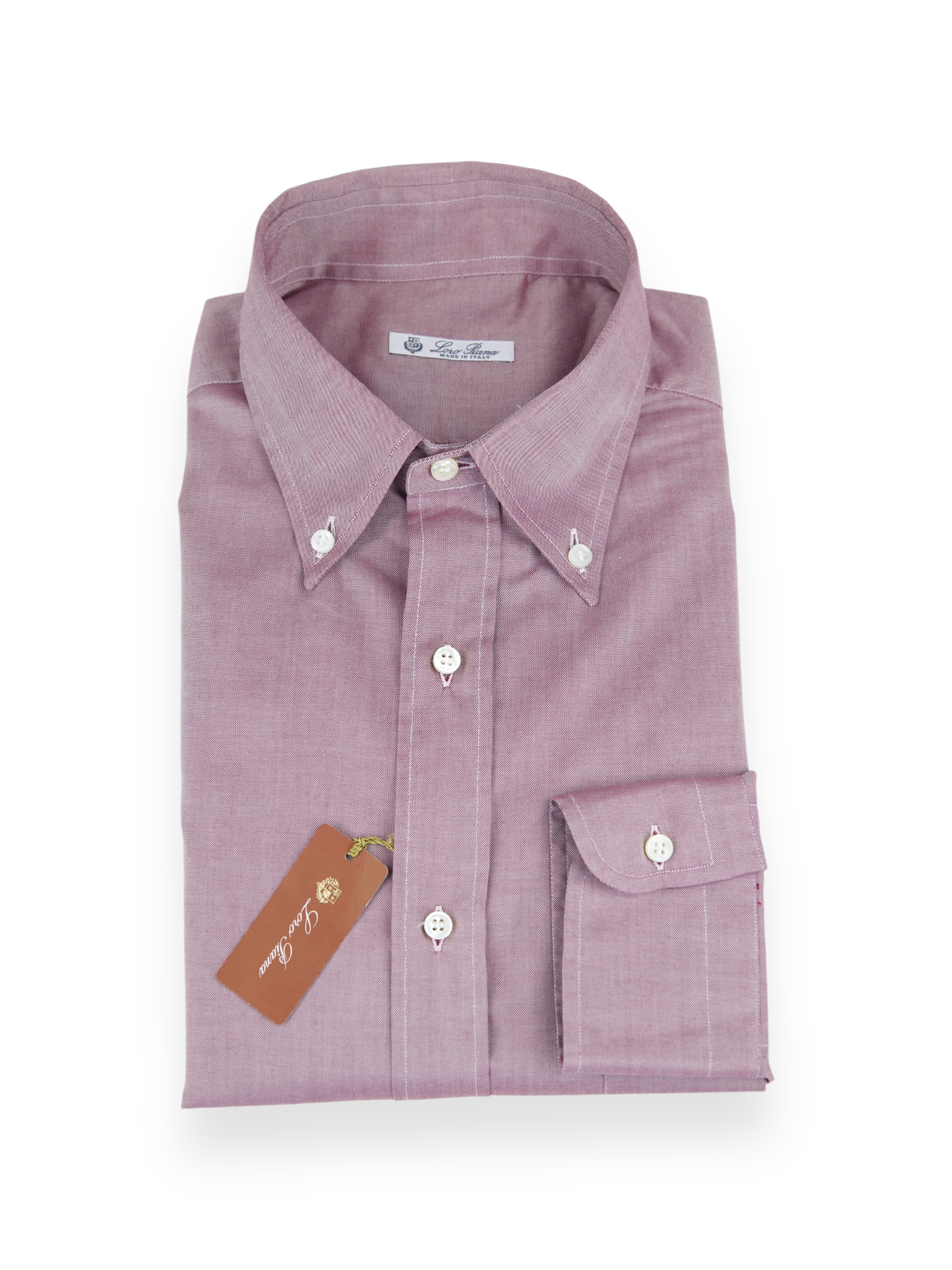 Loro Piana Old Pink Cotton Twill Shirt