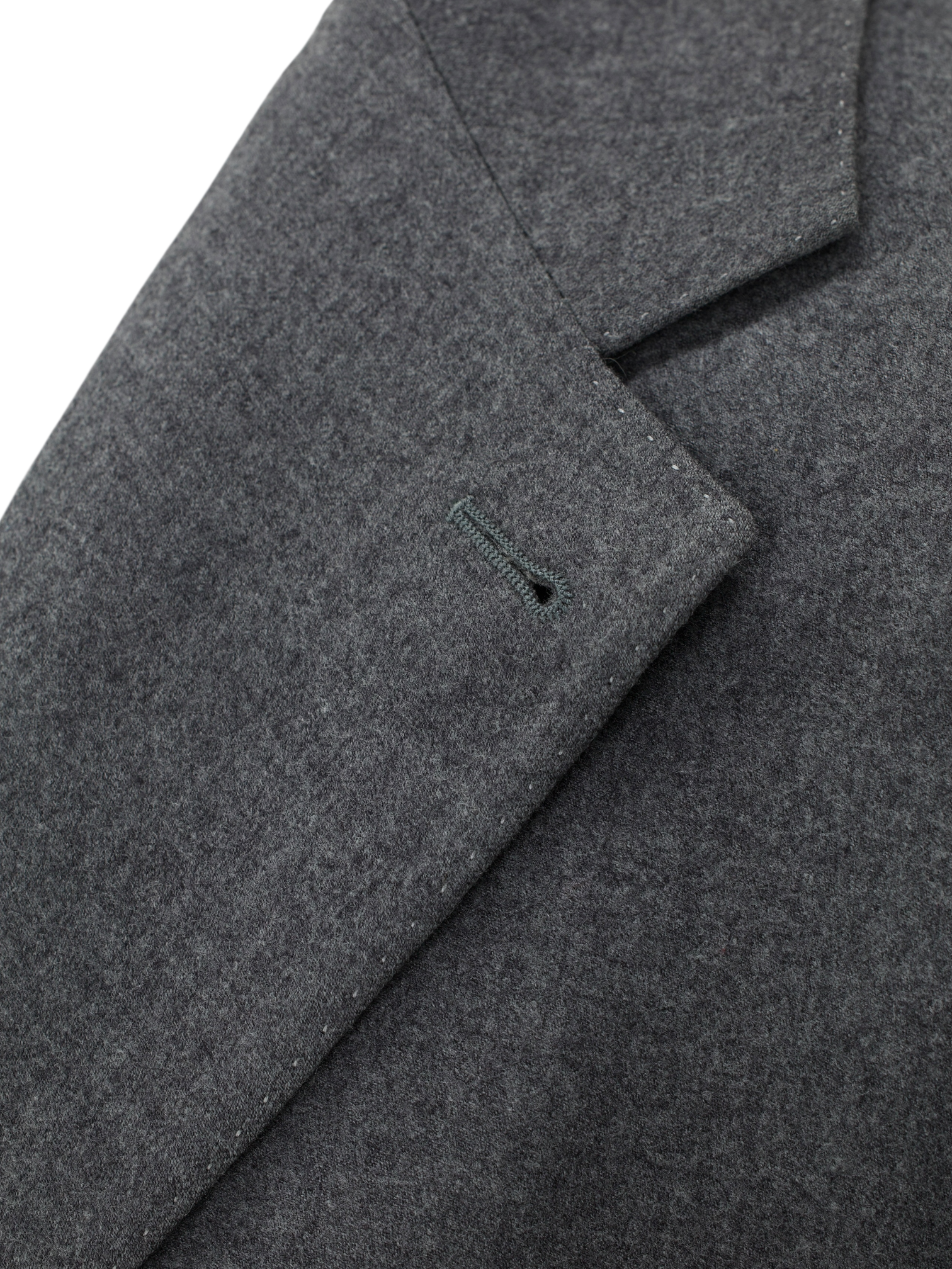 Brunello Cucinelli Grey Softly-Brushed Wool Twill Overcoat