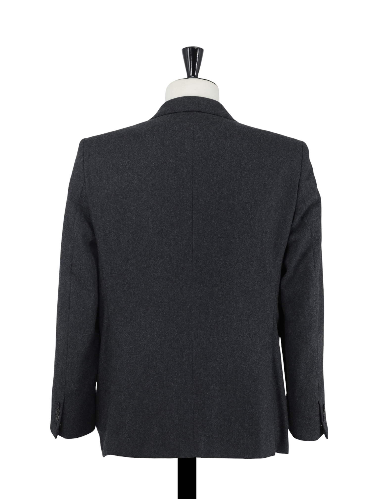 Brioni Dark Grey Vintage Double-Breasted Pure Cashmere Tiberio Jacket