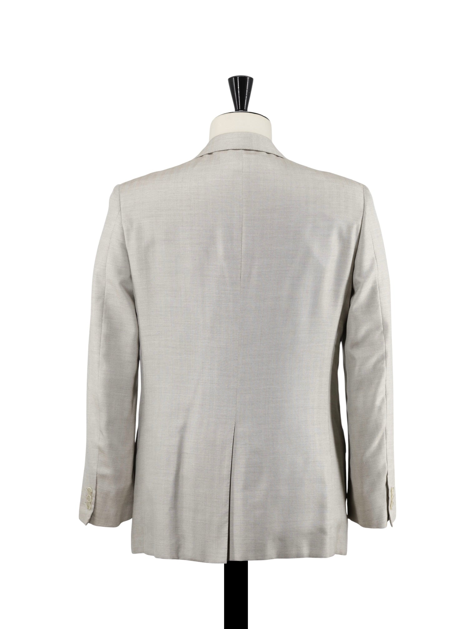 Brioni Sand Cashmere & Silk Herringbone Parlamento Jacket