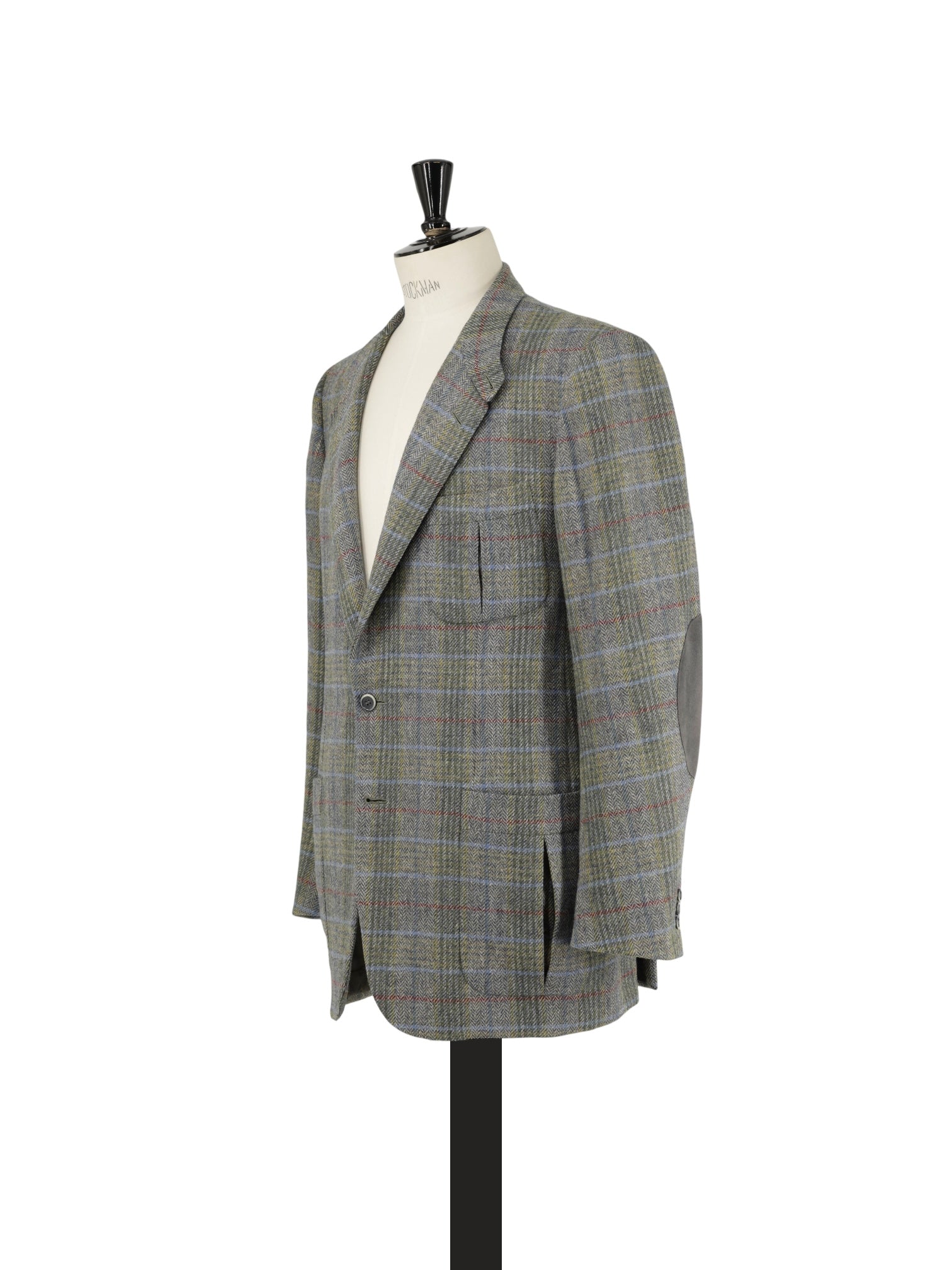 Brioni Sage Green & Blue Tweed-Wool Norfolk Hunting Jacket