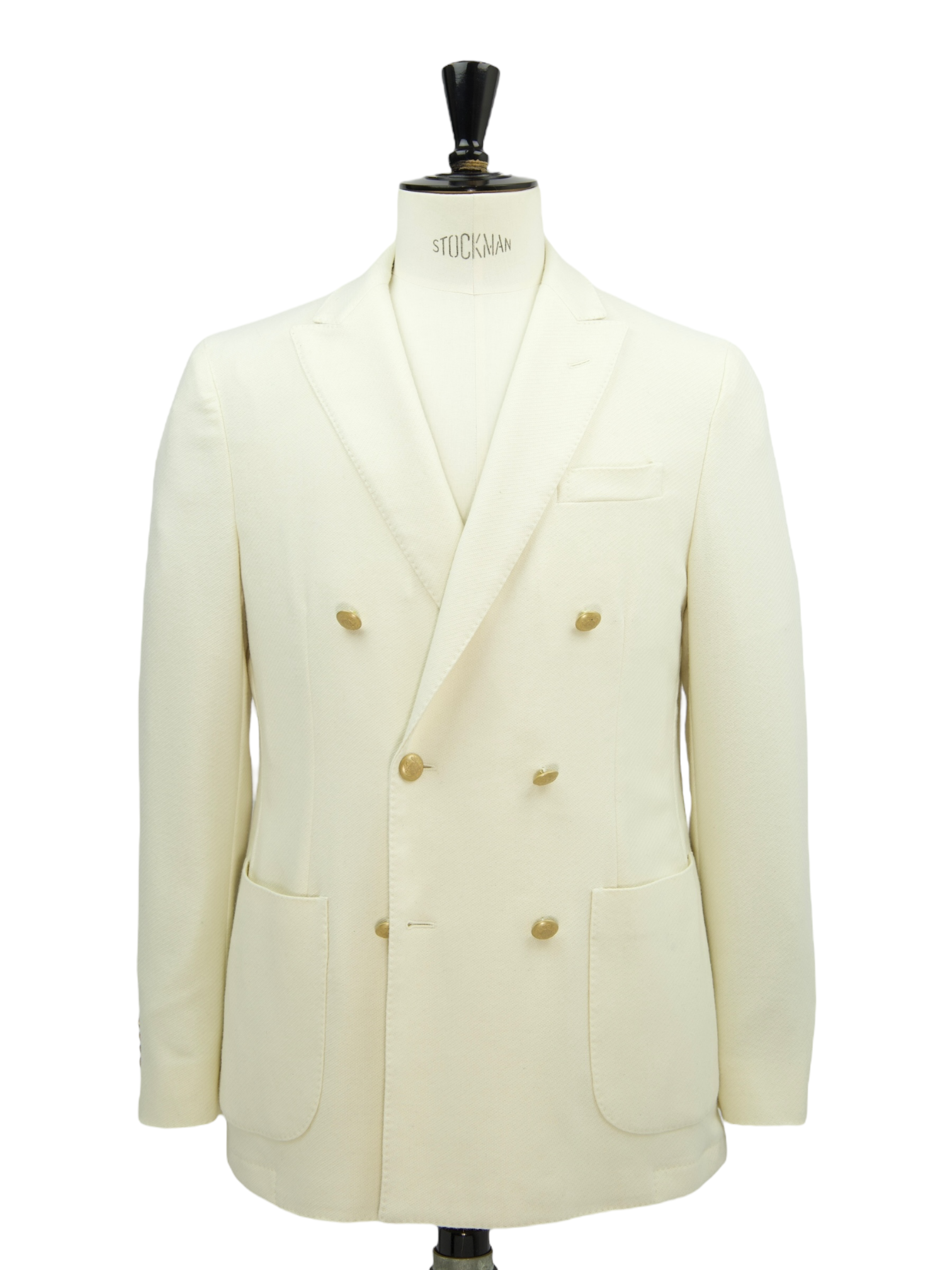 Lardini Offwhite Double Breasted "Tessuto Esclusivo" Jacket