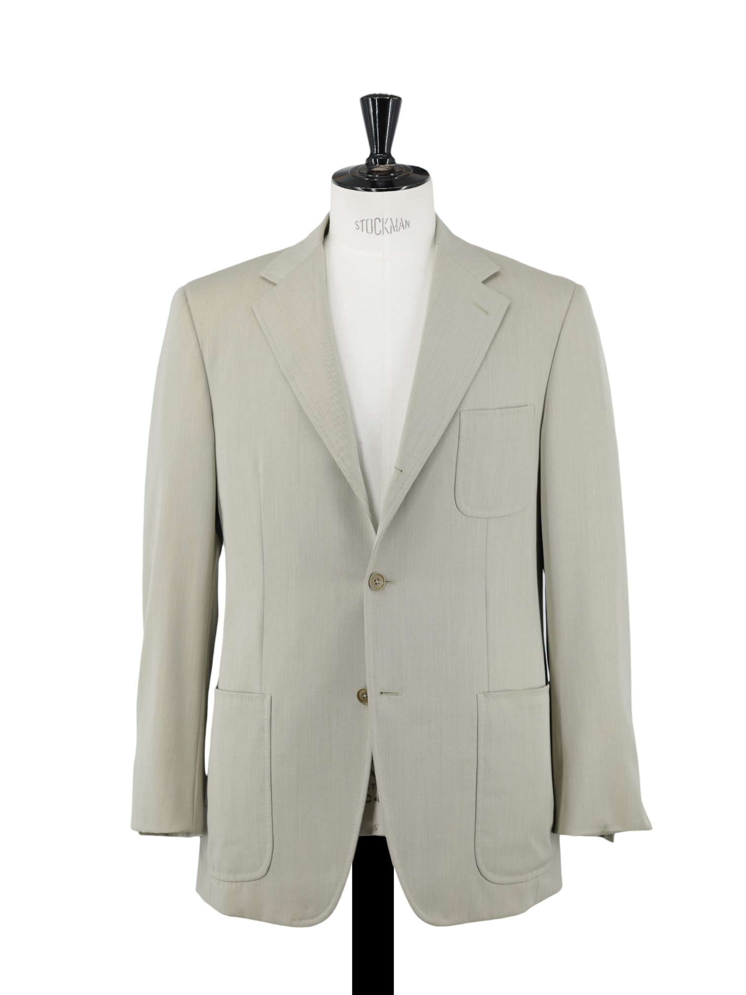 Isaia Khaki Lightweight-Wool Twill Summer Suit