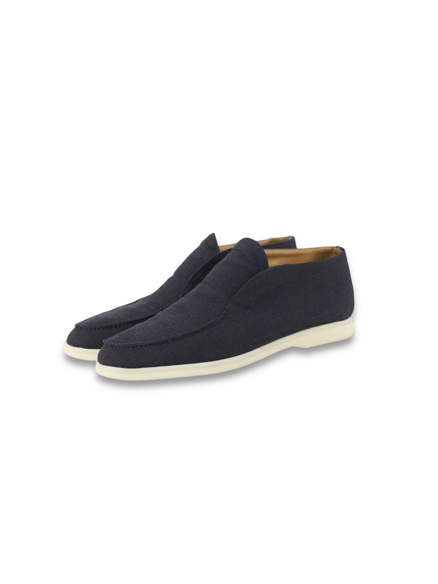Loro Piana Navy Storm System® Open Walk Ankle Boot