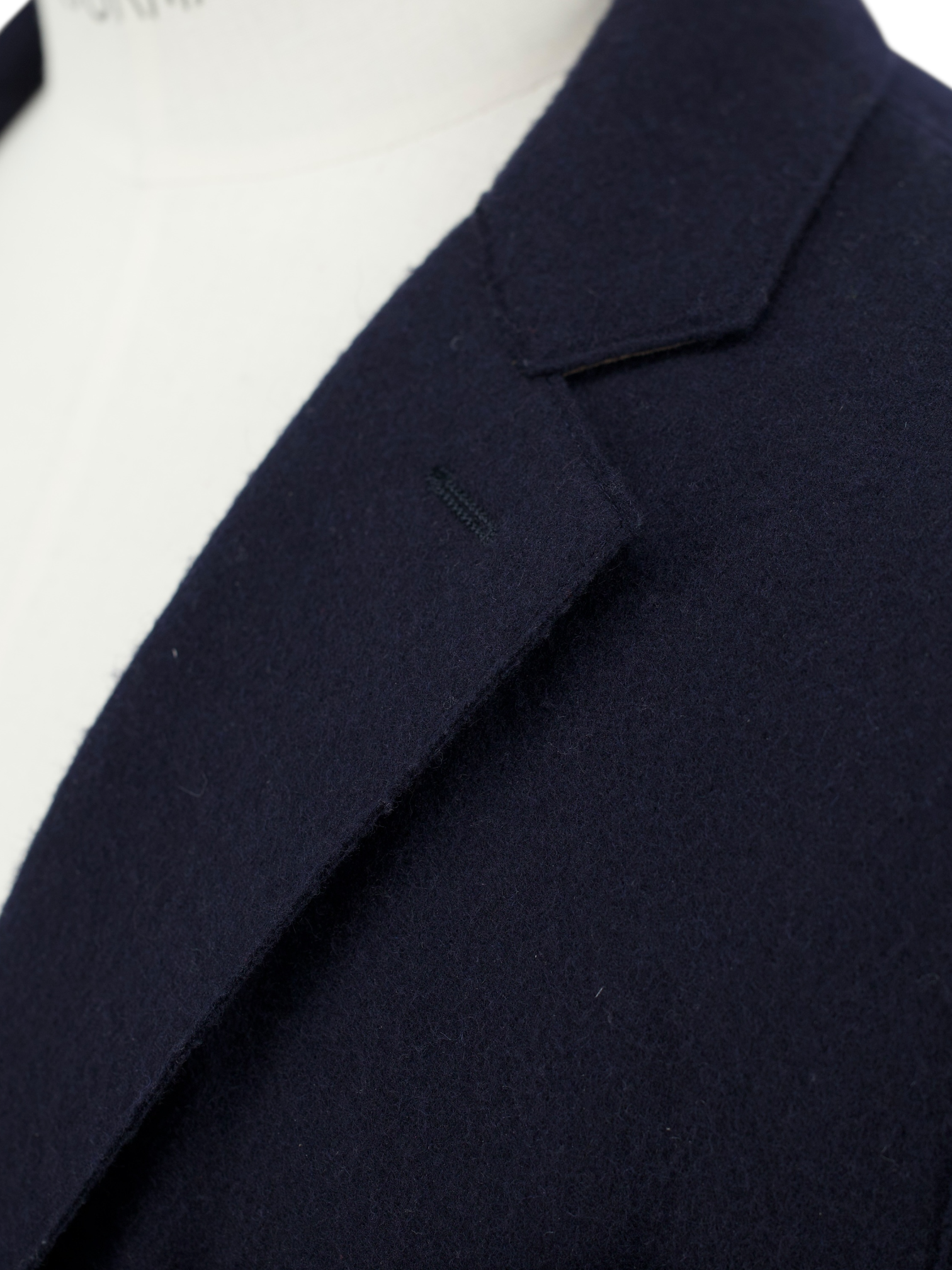 Eleventy Navy Wool & Stretch Flannel Unconstructed Blazer