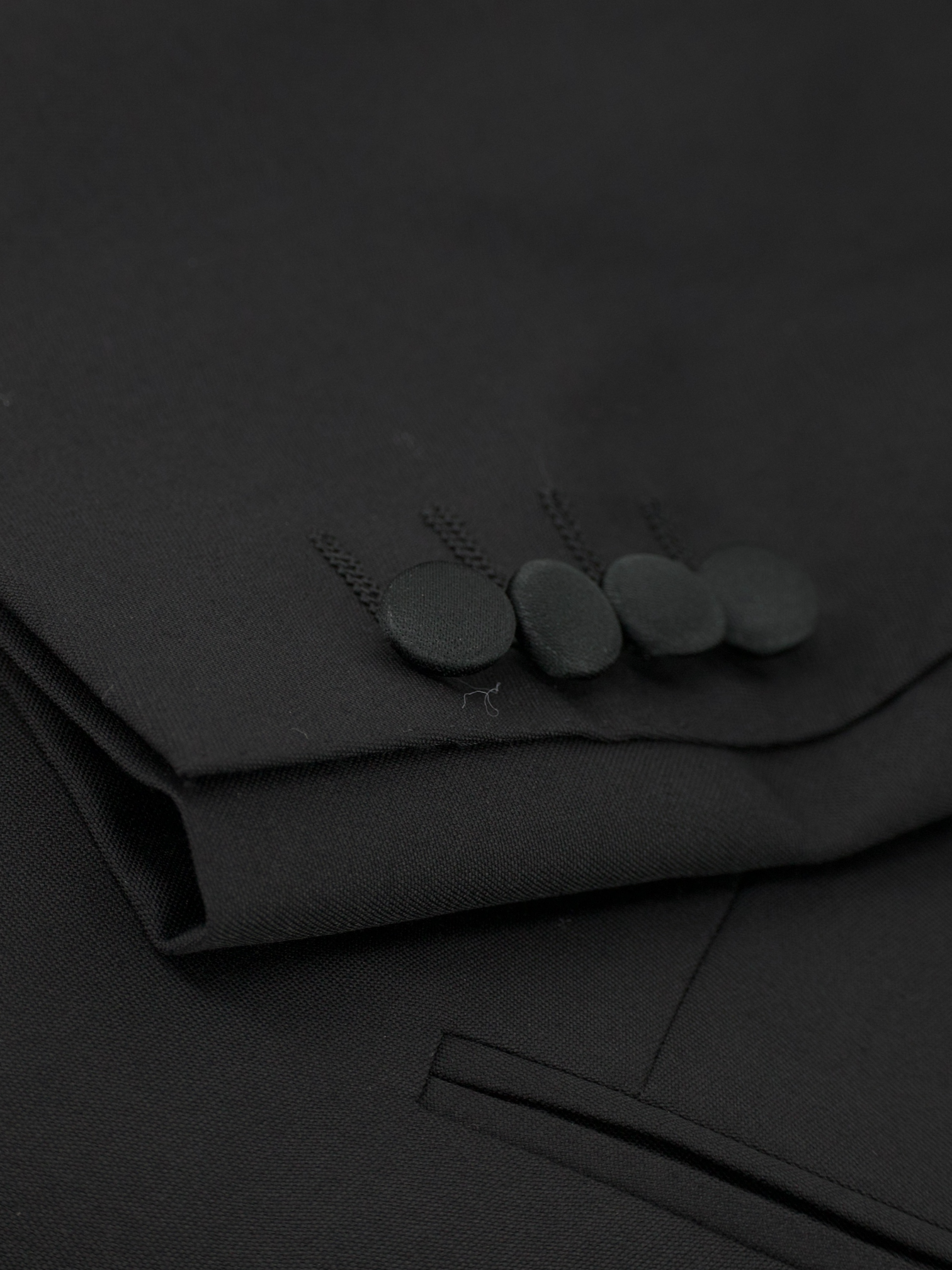 Canali Black Fine-Wool Classic Tuxedo