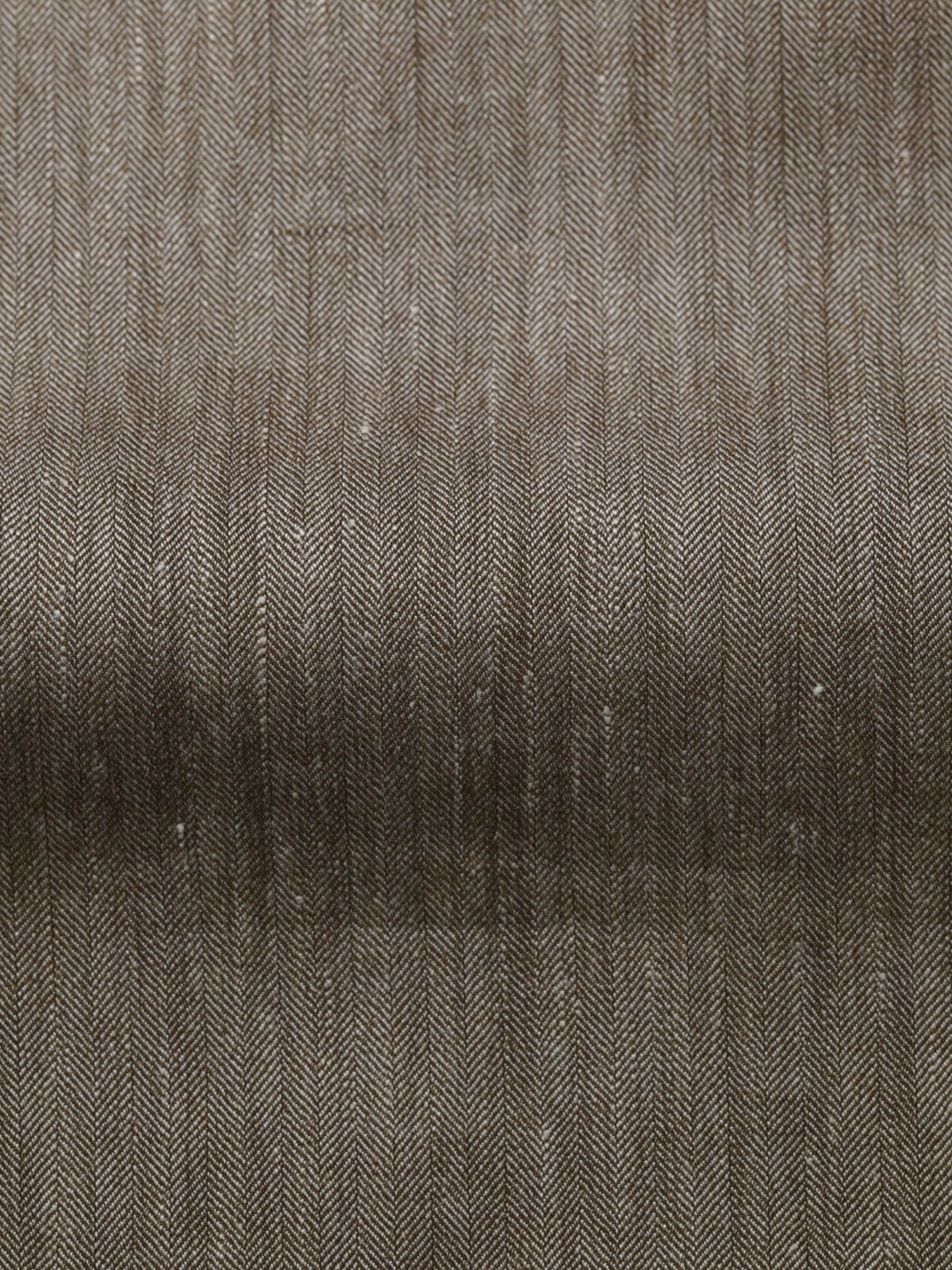 Ermenegildo Zegna Taupe Linen, Wool & Silk "Crossover" Herringbone Suit