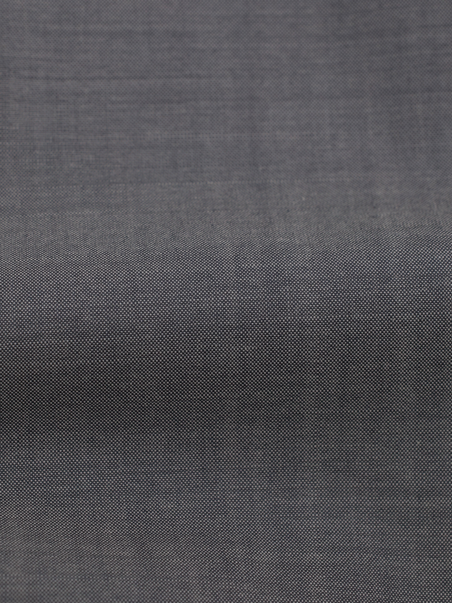 Canali Grey Travel Wool Pinpoint Trousers