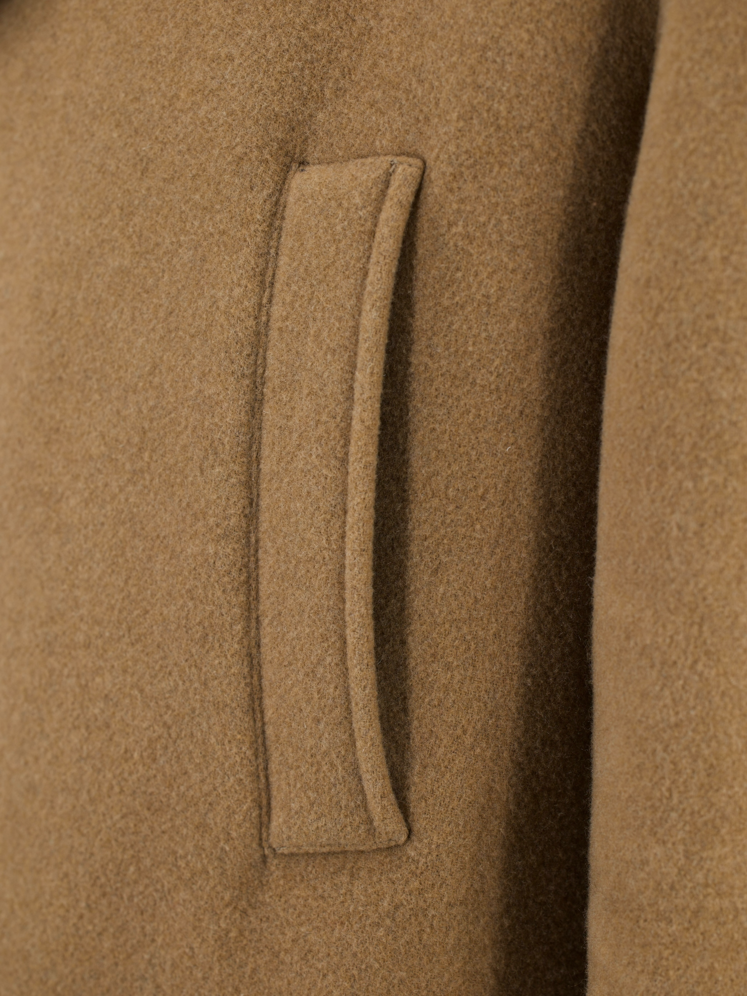 Brunello Cucinelli Brown Wool & Cashmere Teddy-Collar Overcoat