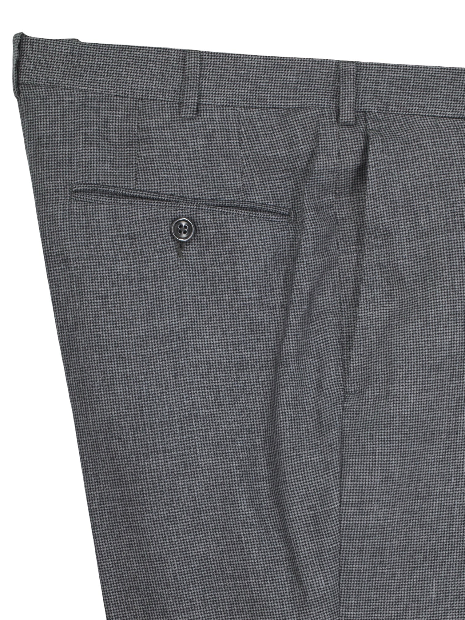 Ermenegildo Zegna Taupe Linen, Wool & Silk "Crossover" Puppytooth Milano East Suit