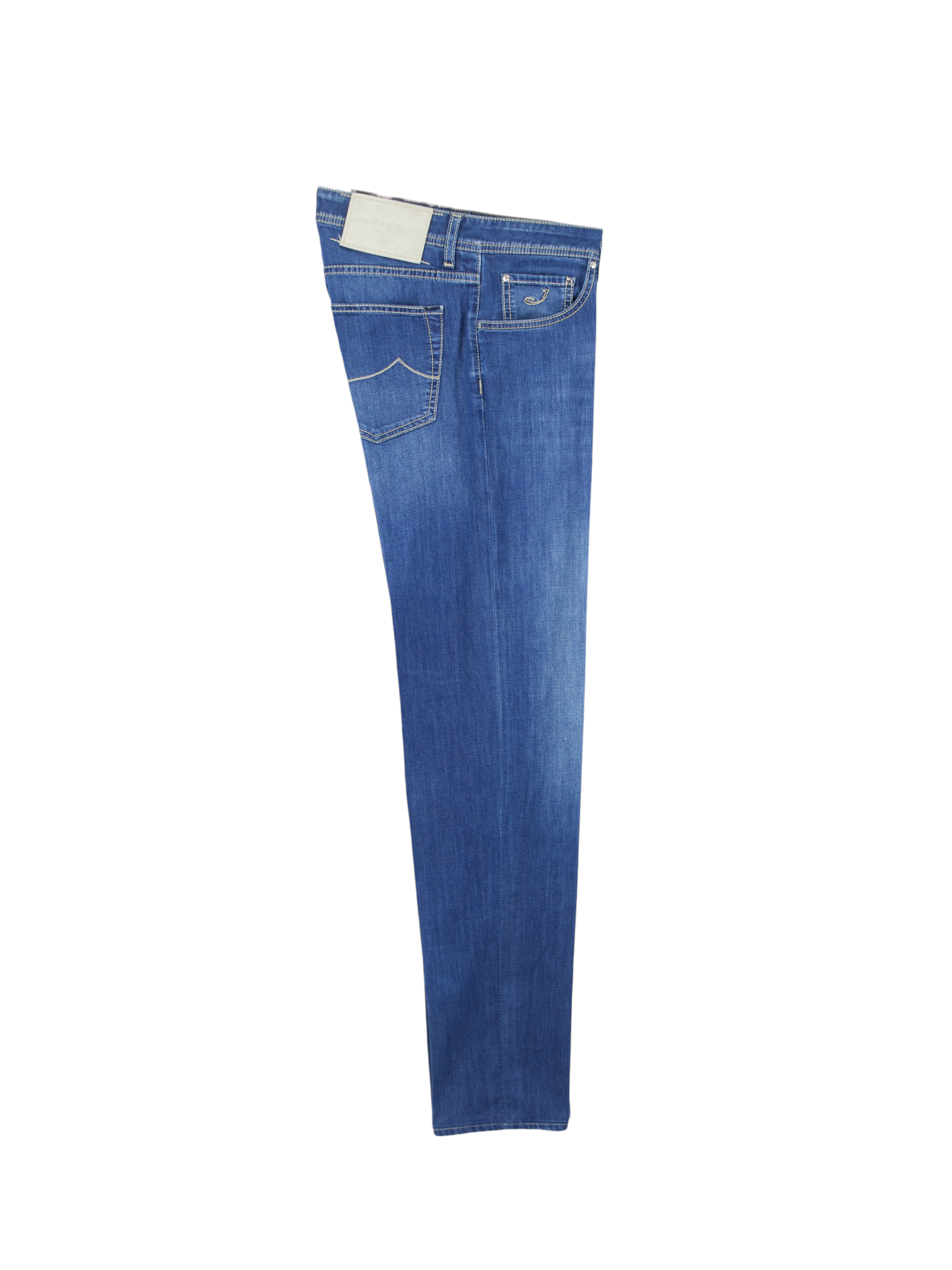 Jacob Cohen Blue Cotton & Viscose Blend Denim "Nick Slim" Jeans